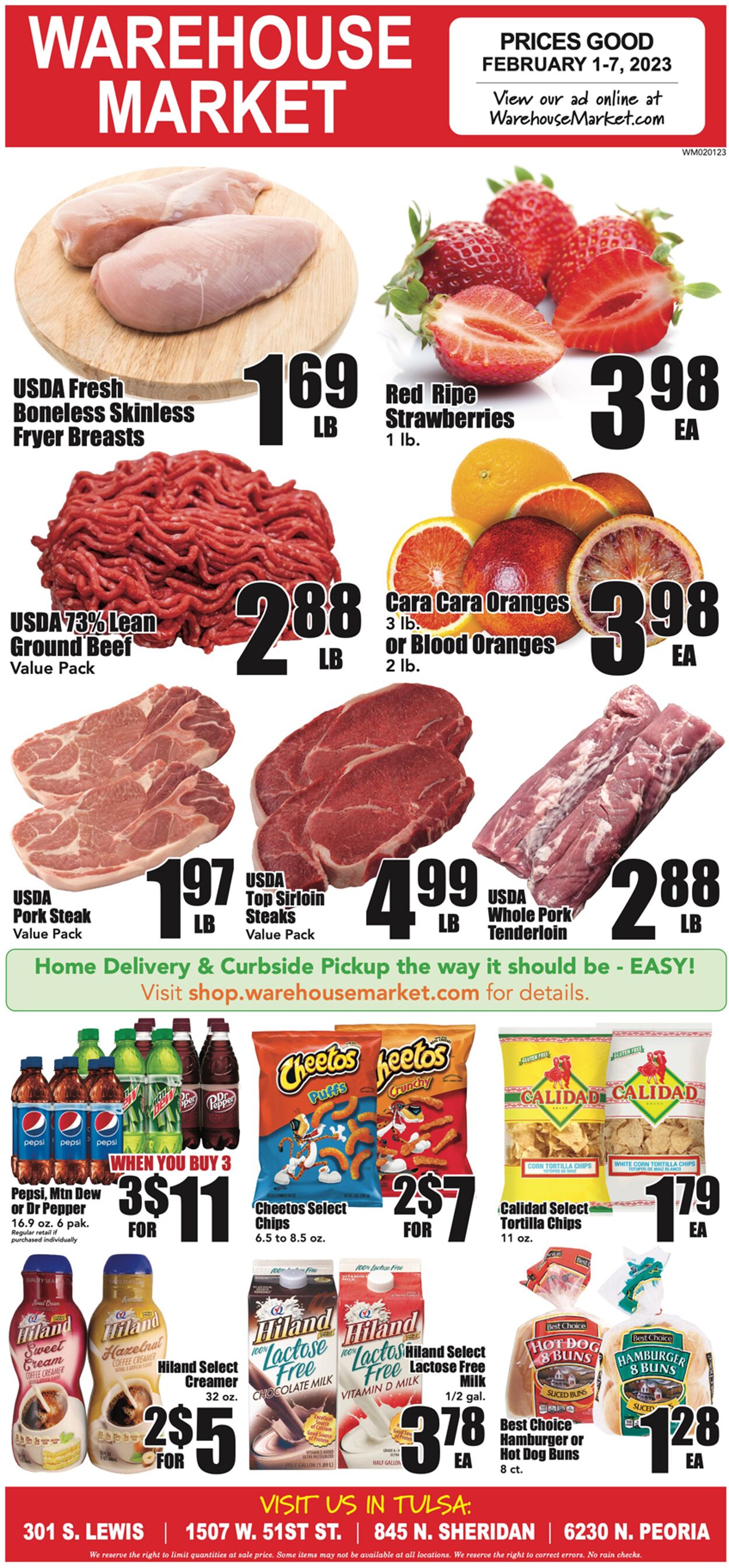 Warehouse Market Ad from 02/01/2023