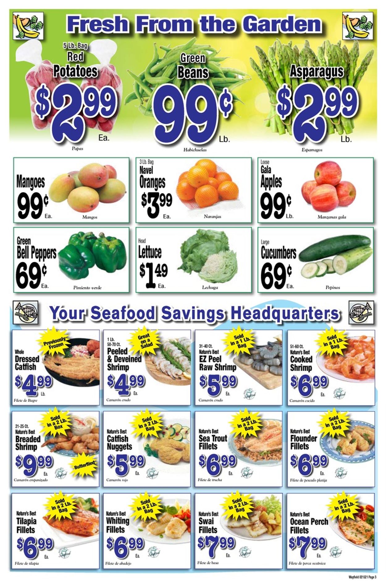Wayfield Ad from 02/15/2021