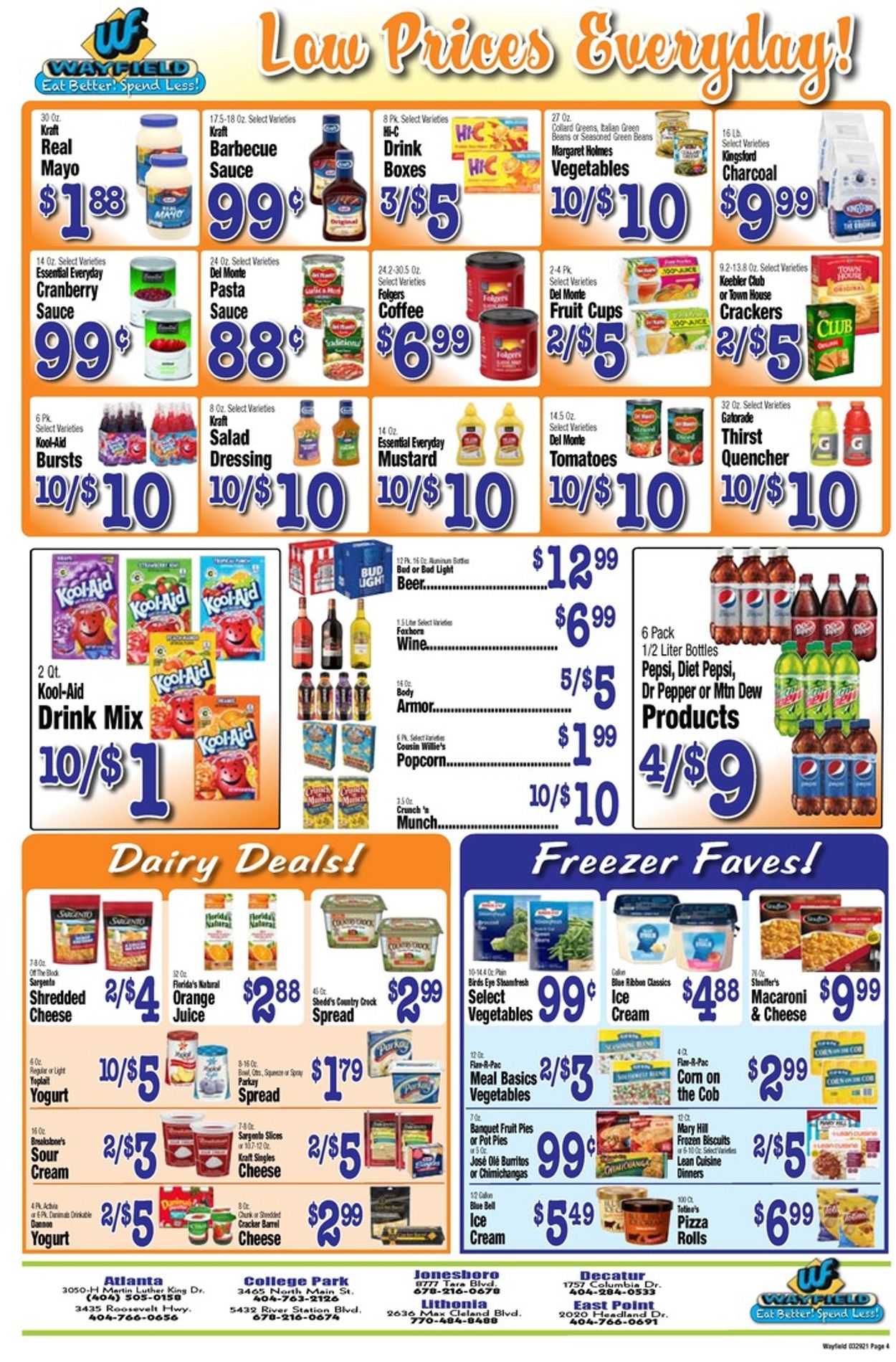 Wayfield Ad from 03/29/2021