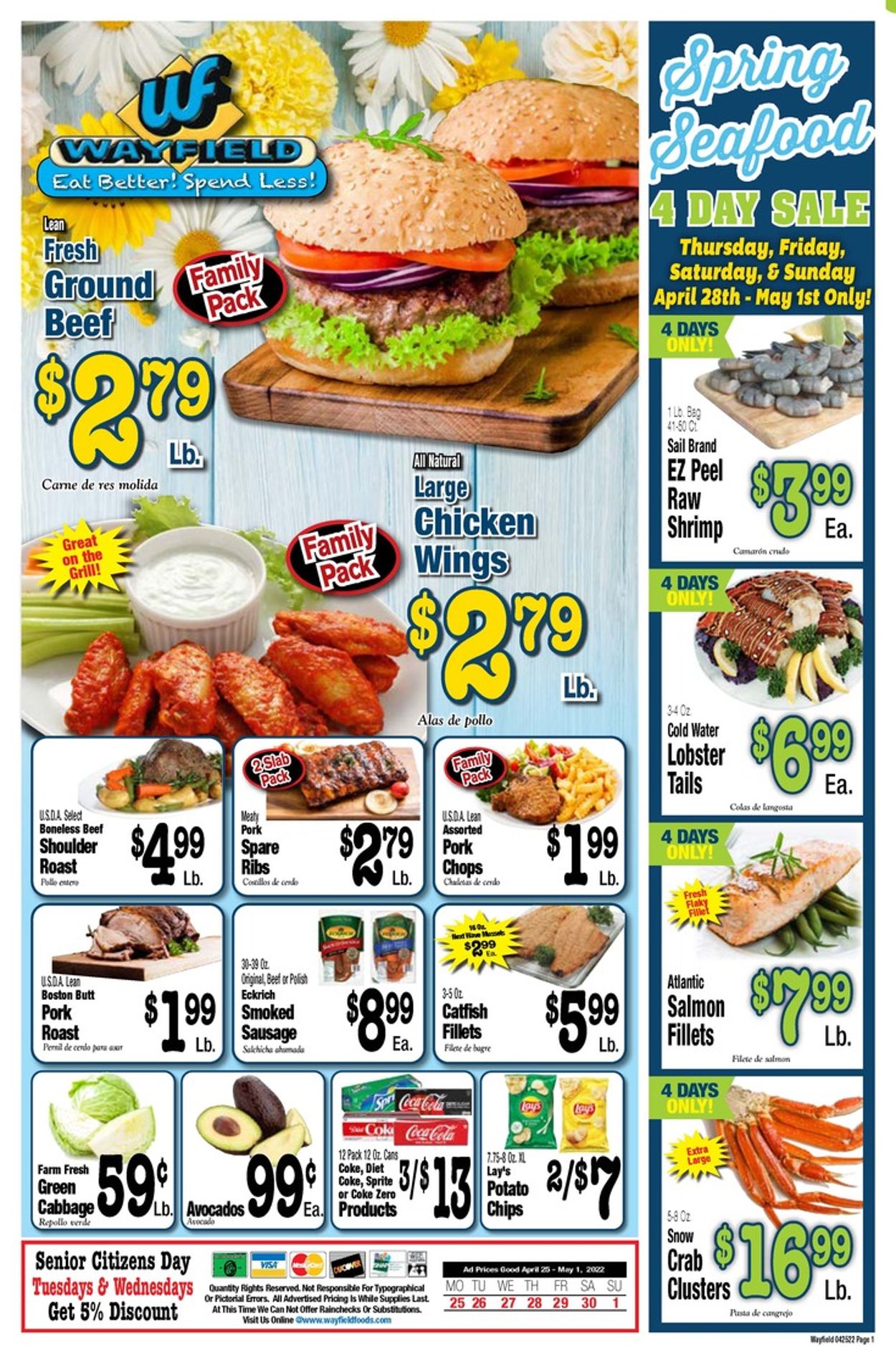 Wayfield Ad from 04/25/2022