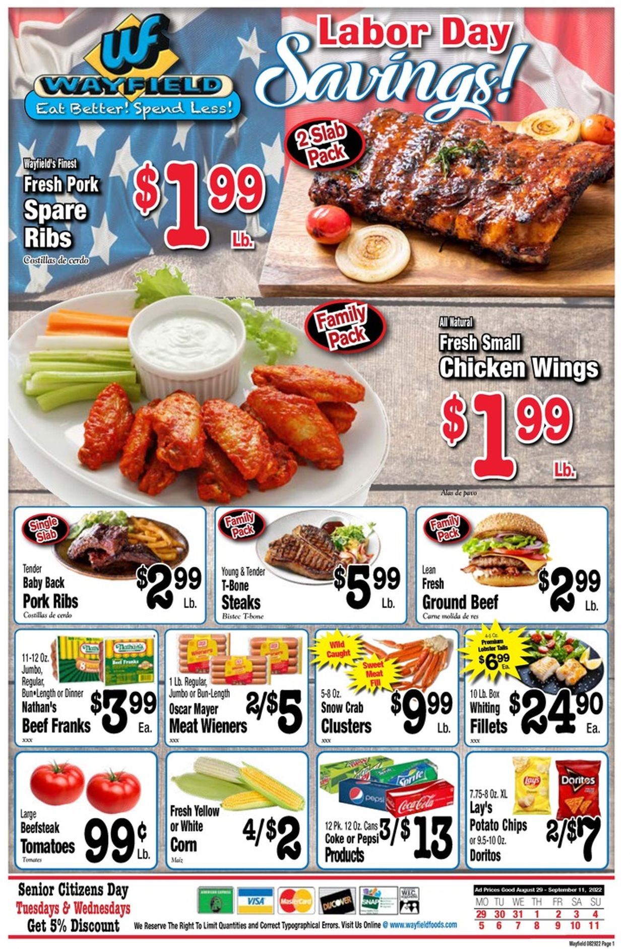 Wayfield Ad from 08/29/2022