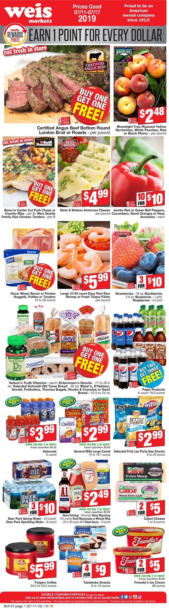 Weis Ad from 07/11/2019