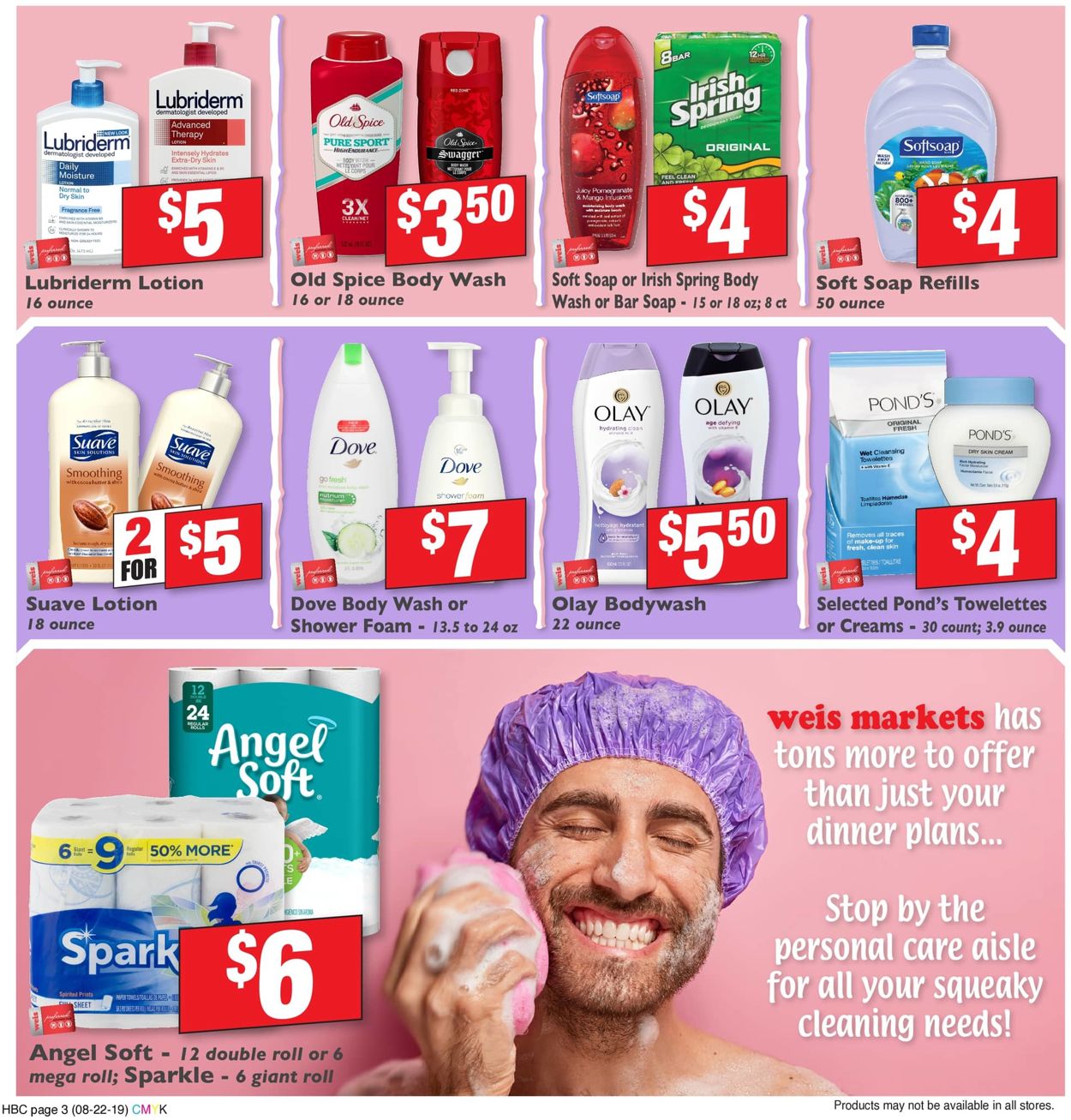 Weis Ad from 08/22/2019