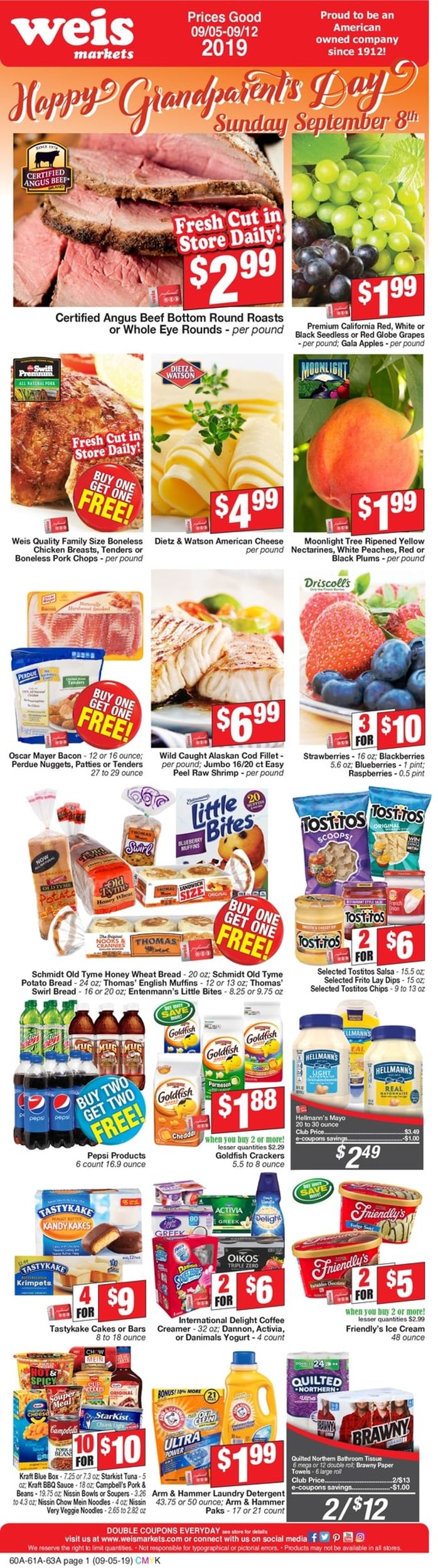 Weis Ad from 09/05/2019