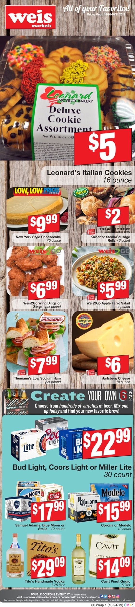 Weis Ad from 10/24/2019