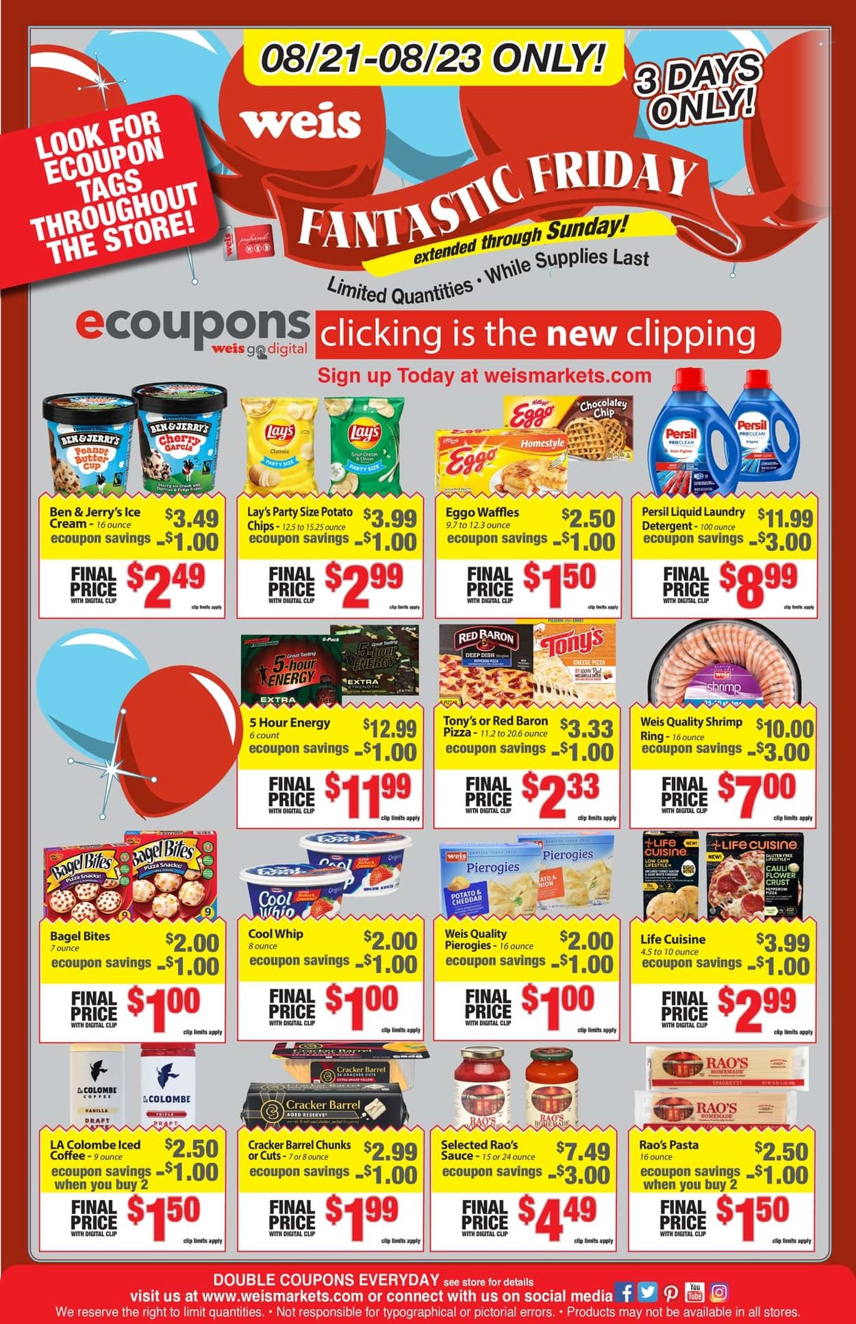 Weis Ad from 08/21/2020