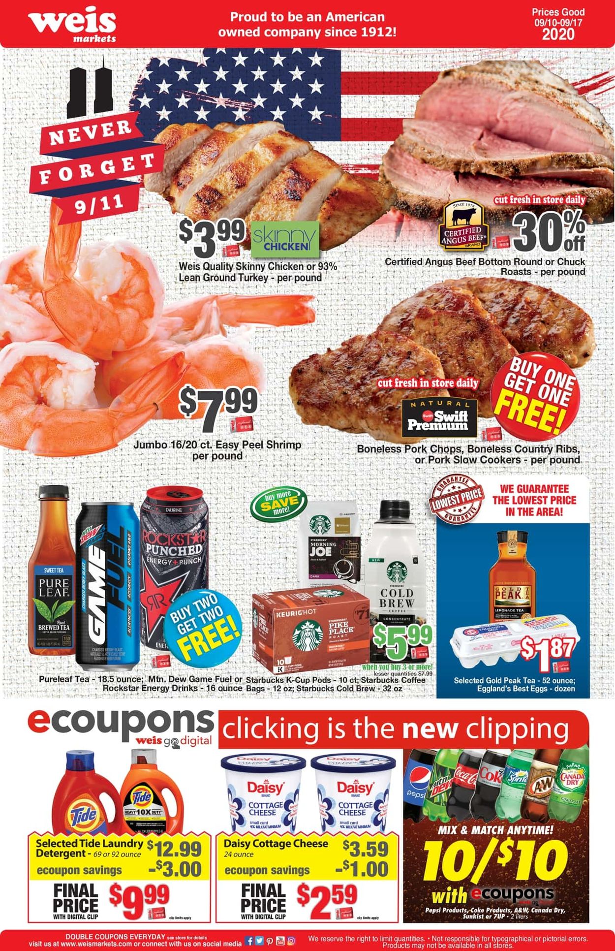 Weis Ad from 09/10/2020