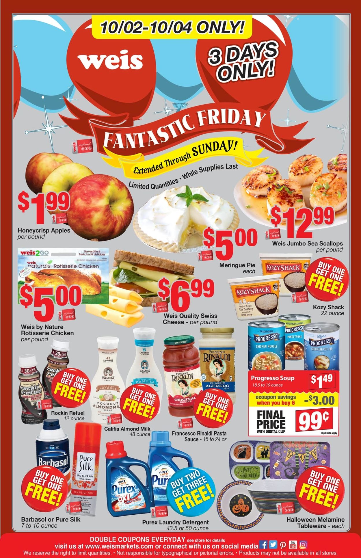 Weis Ad from 10/02/2020