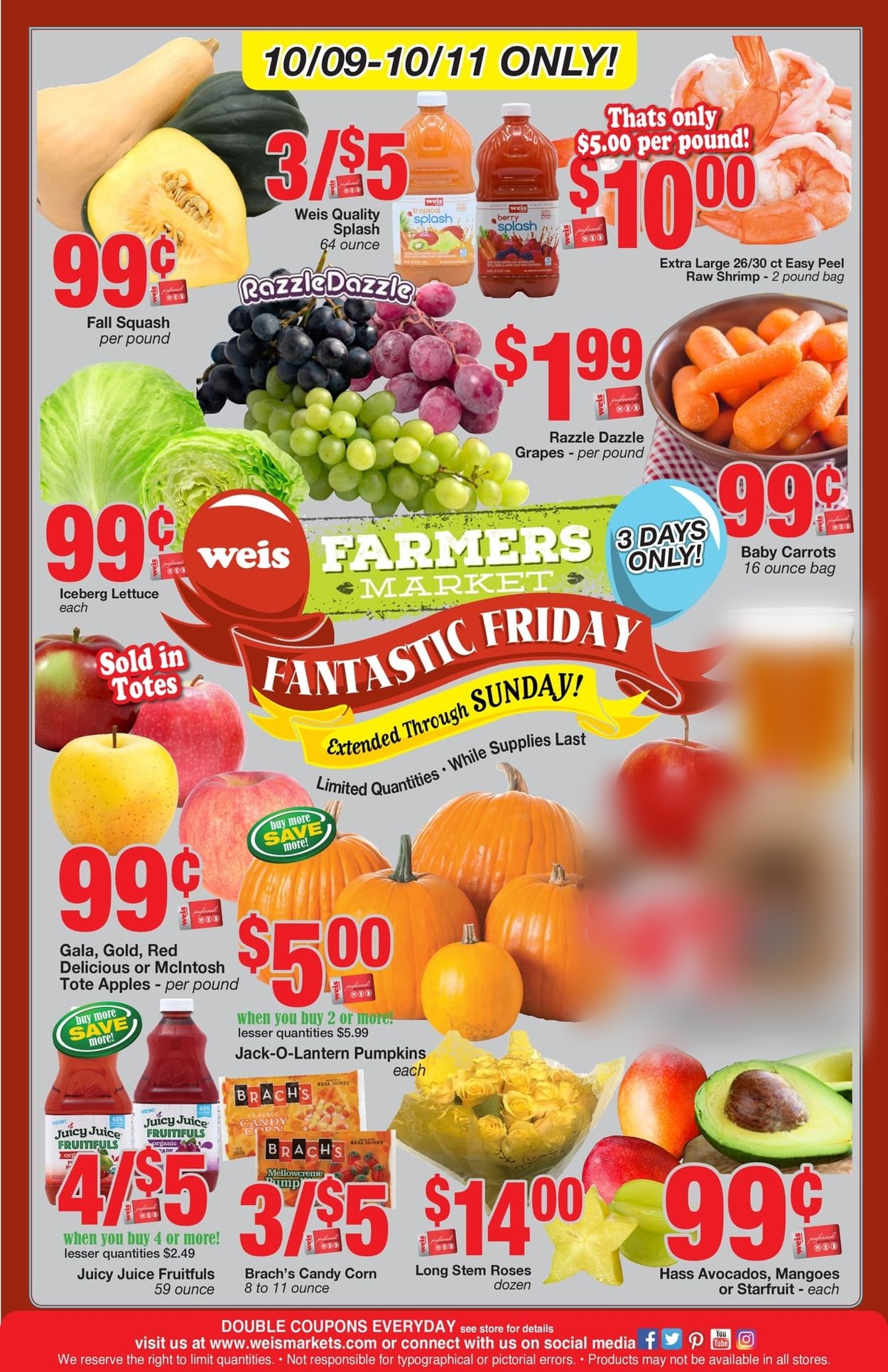 Weis Ad from 10/09/2020
