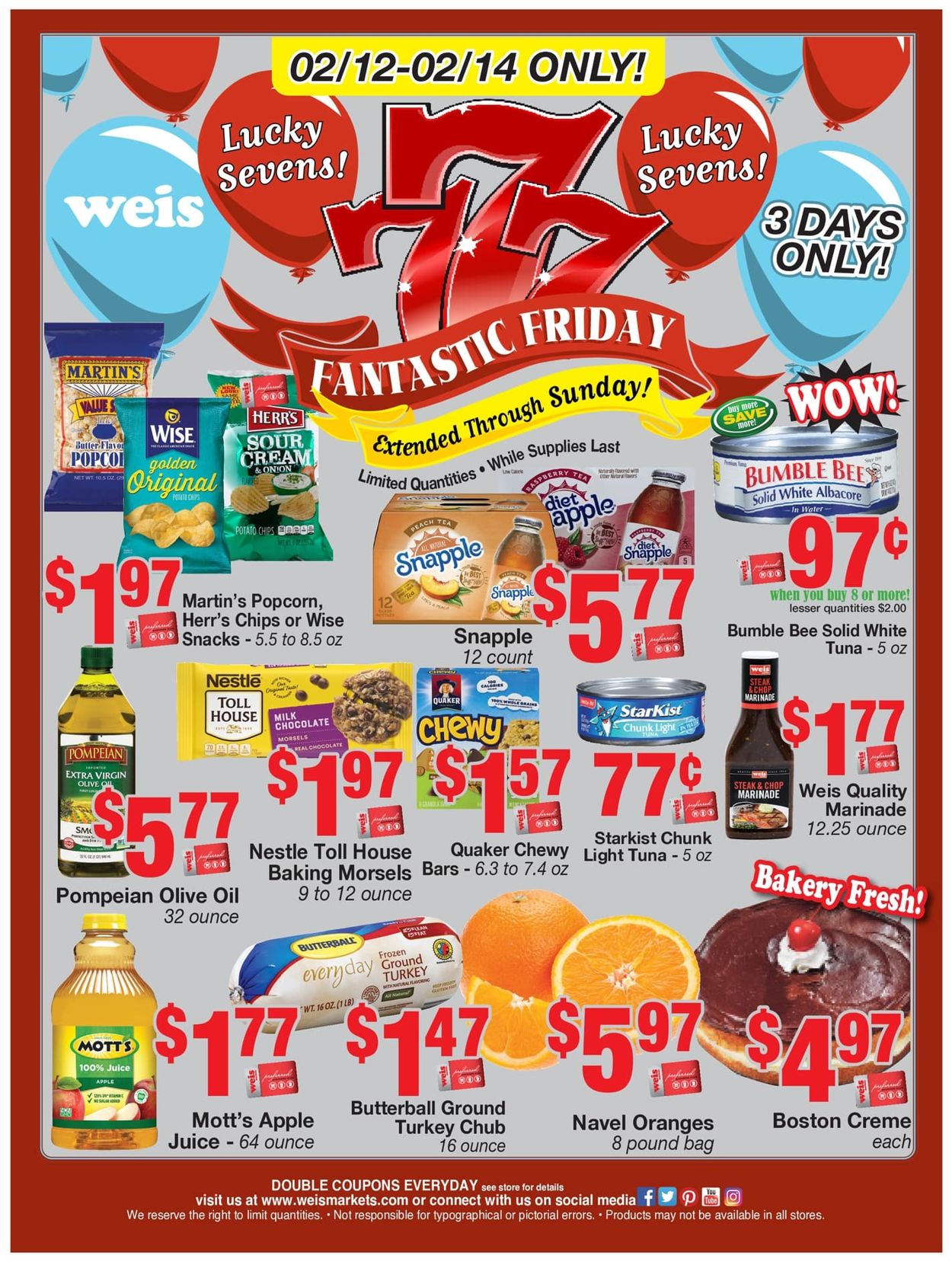 Weis Ad from 02/12/2021