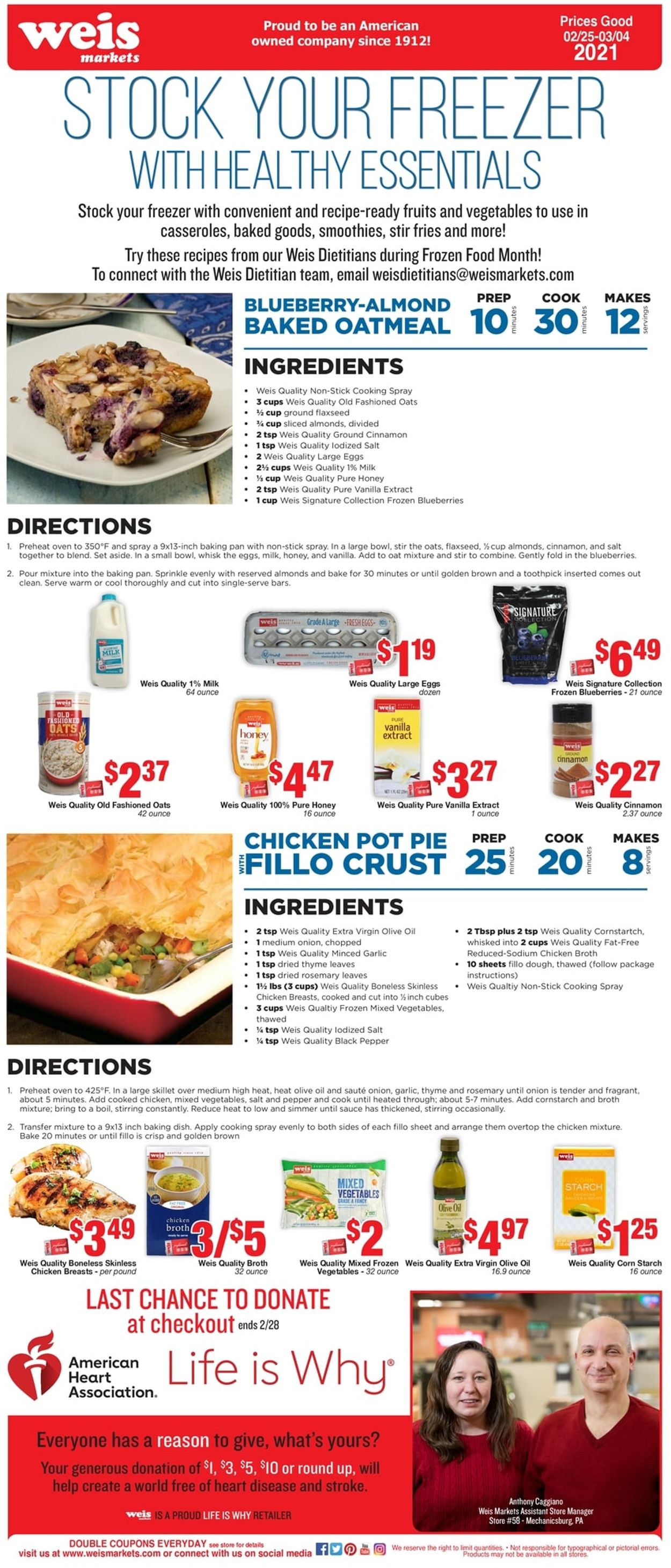 Weis Ad from 02/25/2021