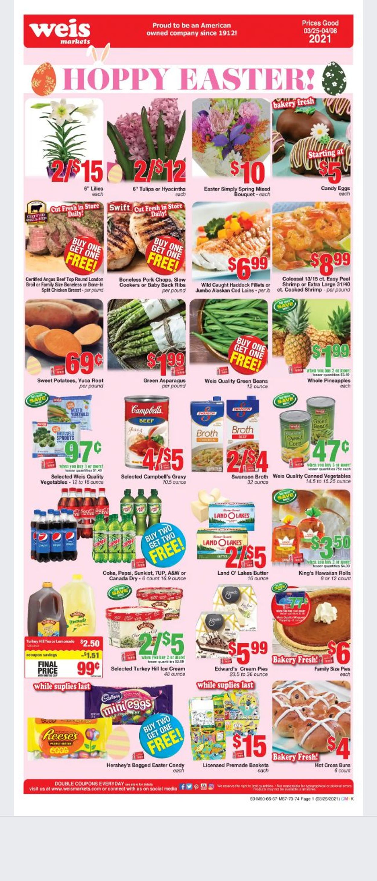 Weis Ad from 03/25/2021