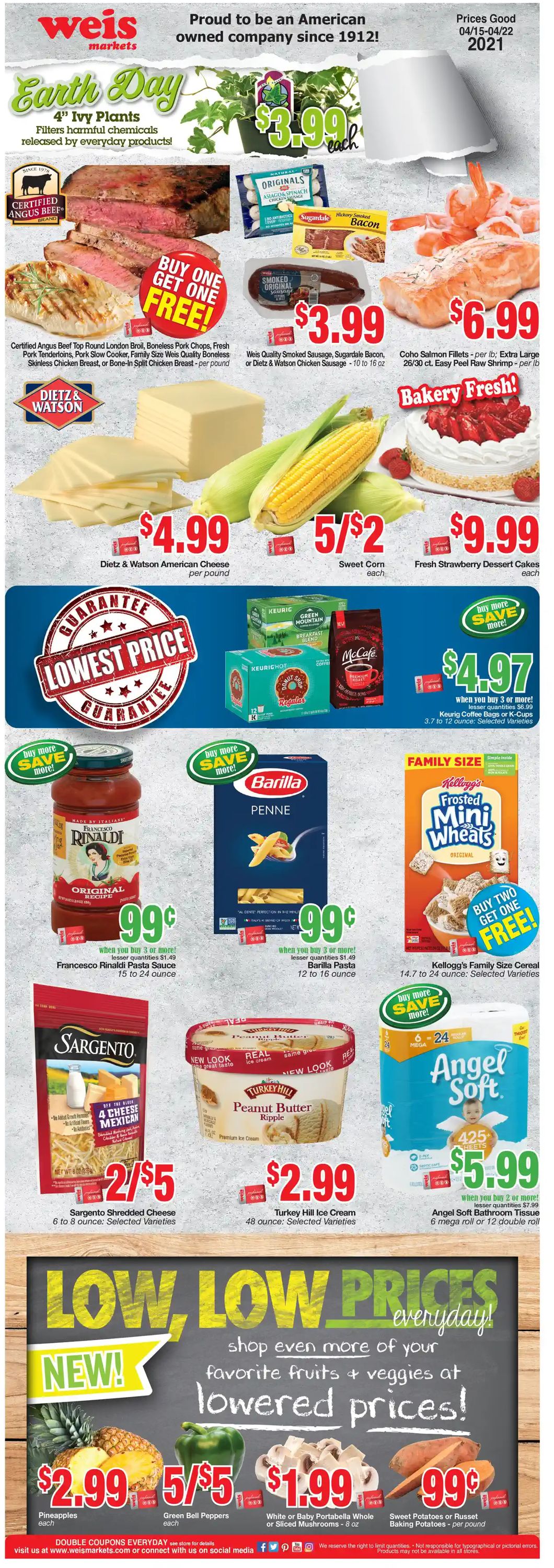Weis Ad from 04/15/2021