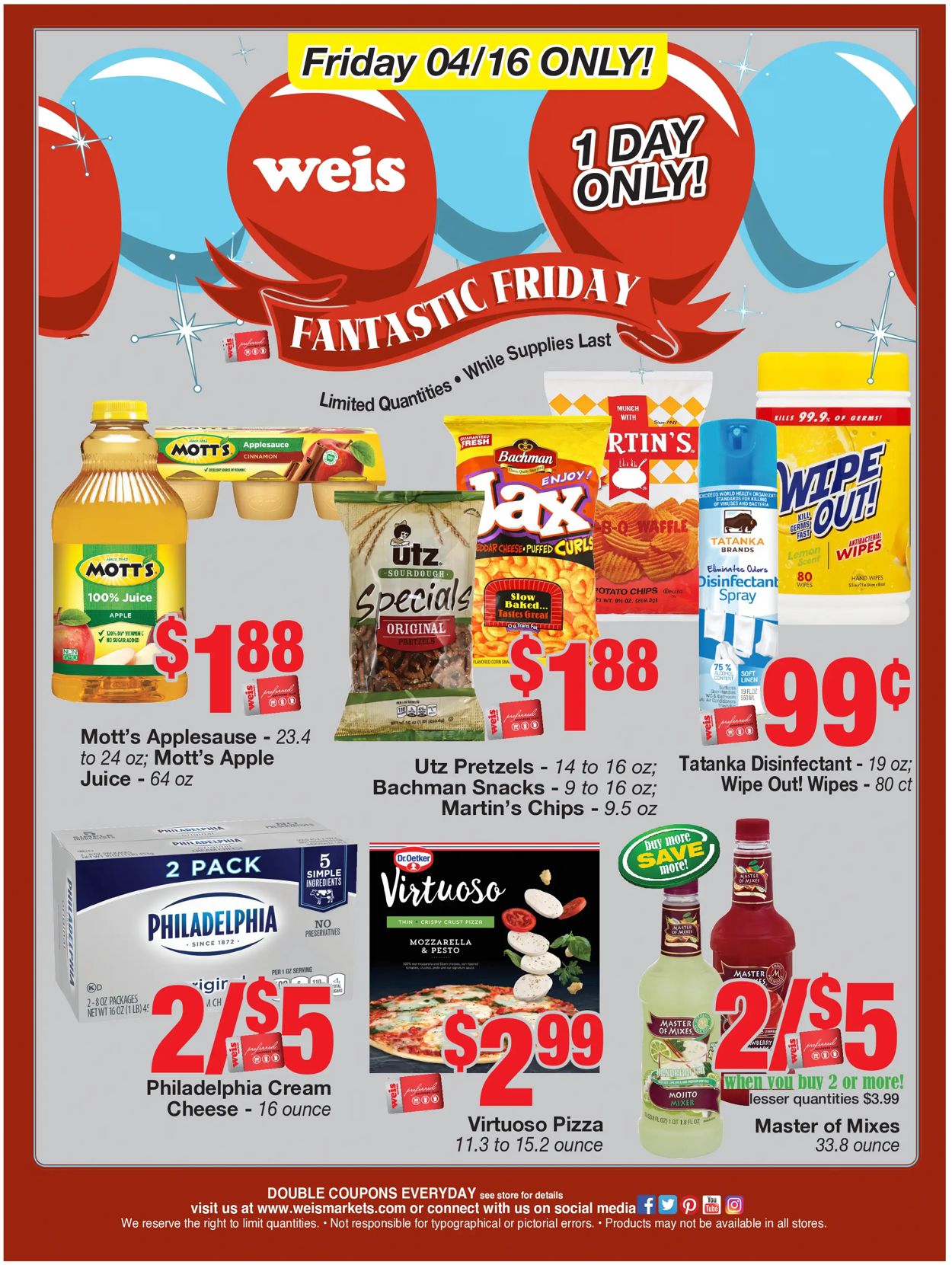 Weis Ad from 04/16/2021