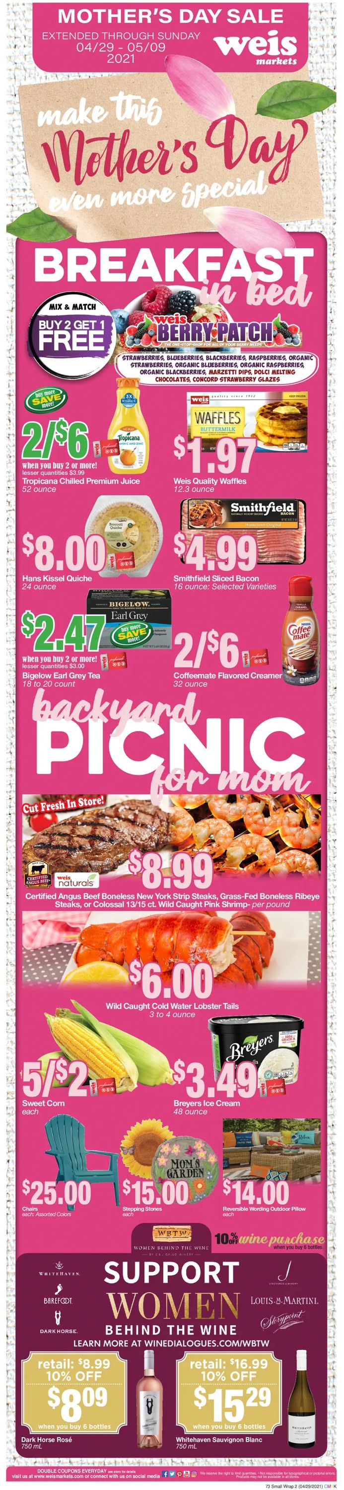 Weis Ad from 04/29/2021