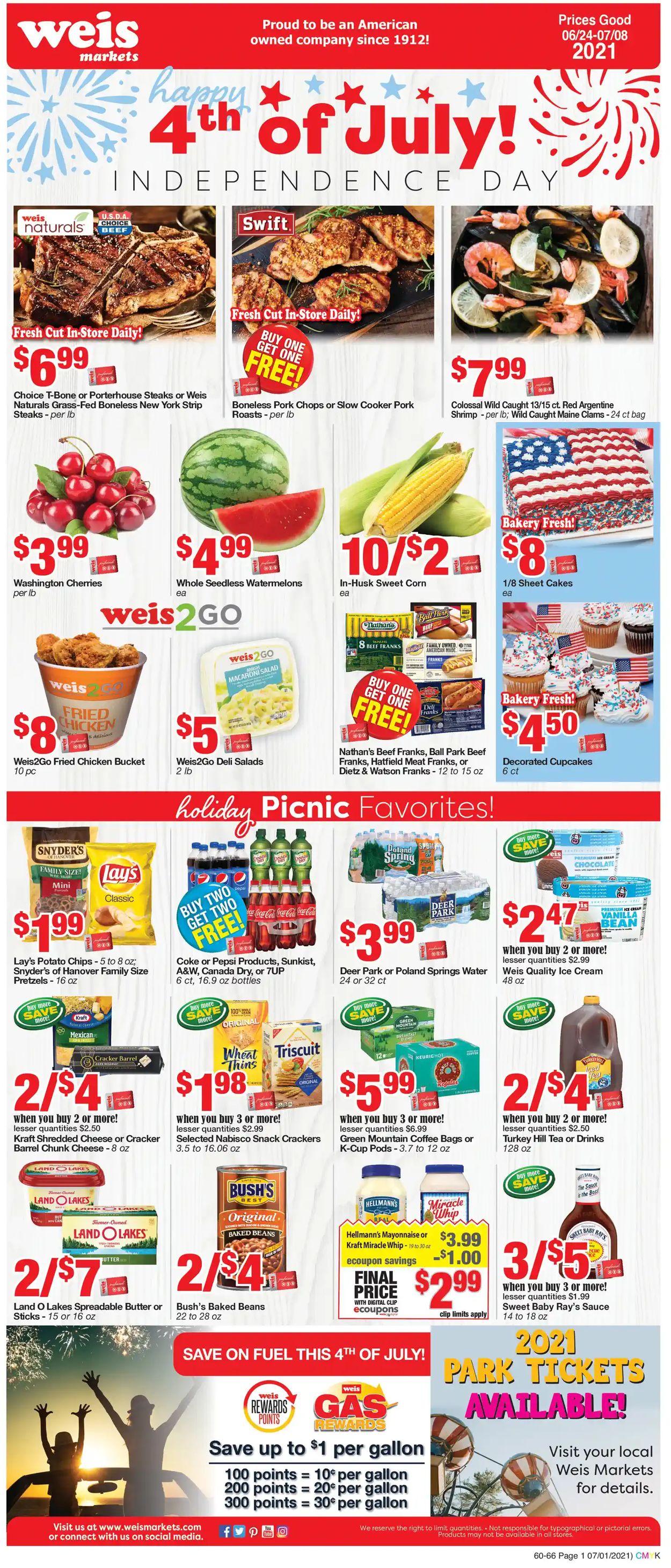 Weis Ad from 07/01/2021
