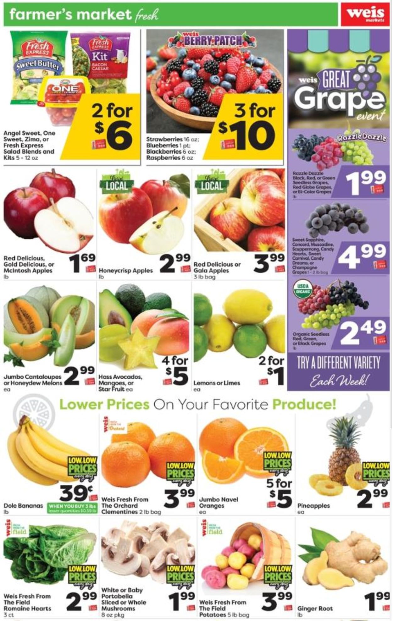 Weis Ad from 09/16/2021