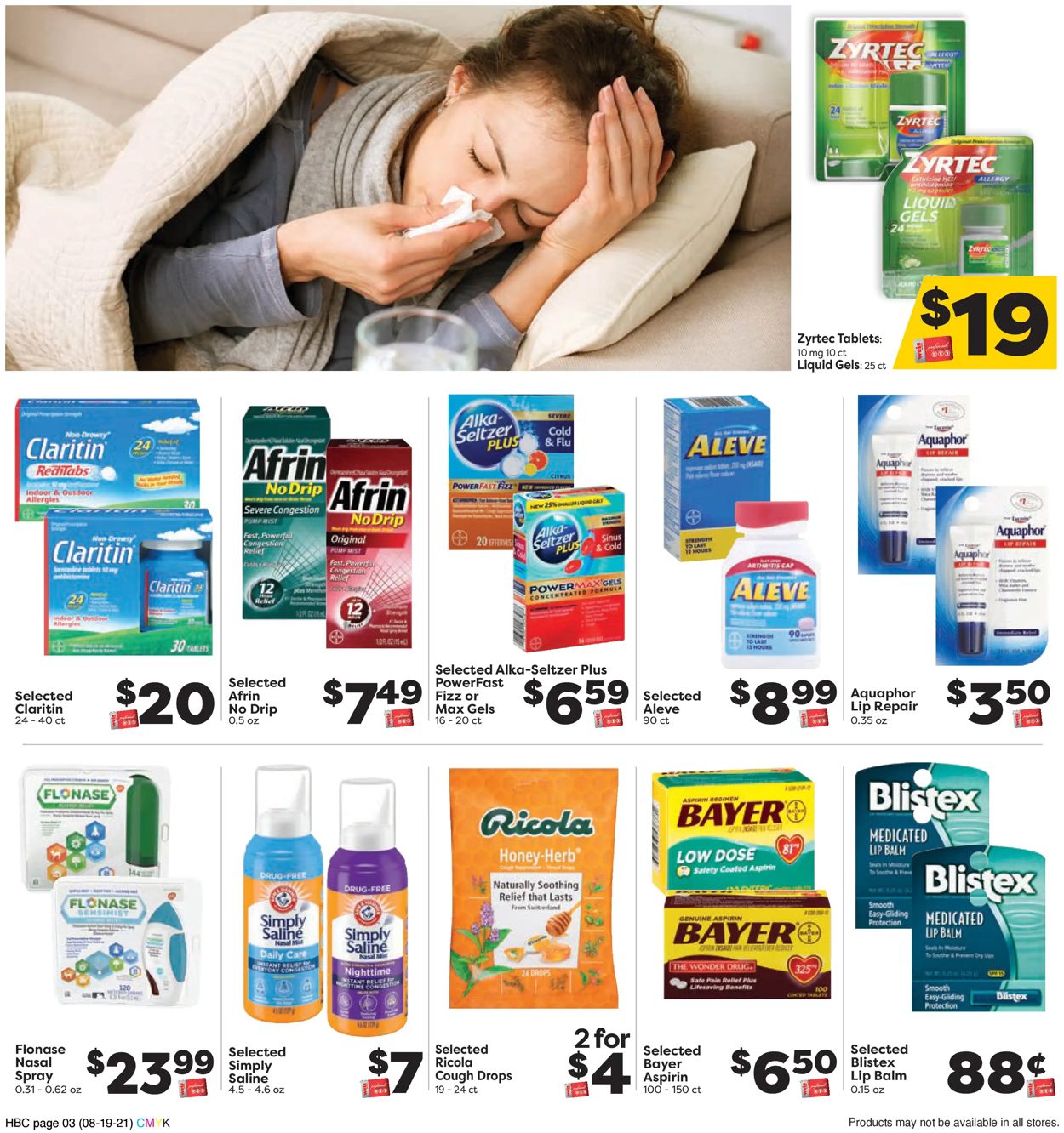 Weis Ad from 08/19/2021