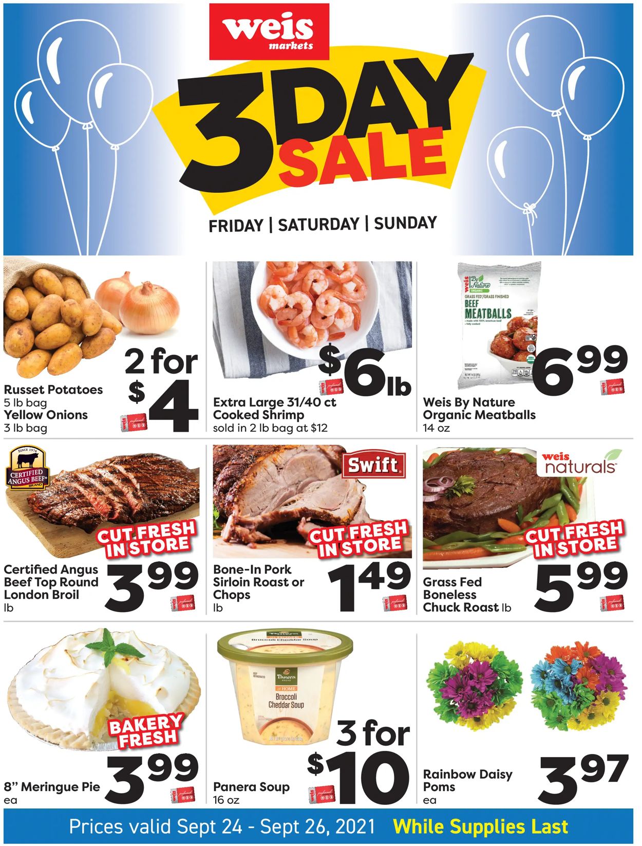 Weis Ad from 09/24/2021