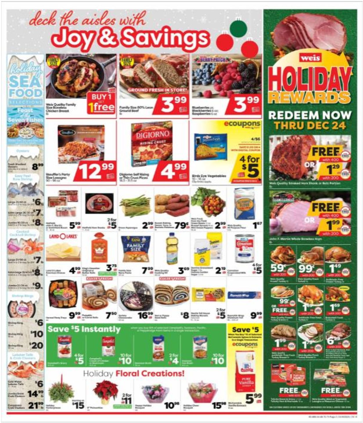 Weis Ad from 12/16/2021