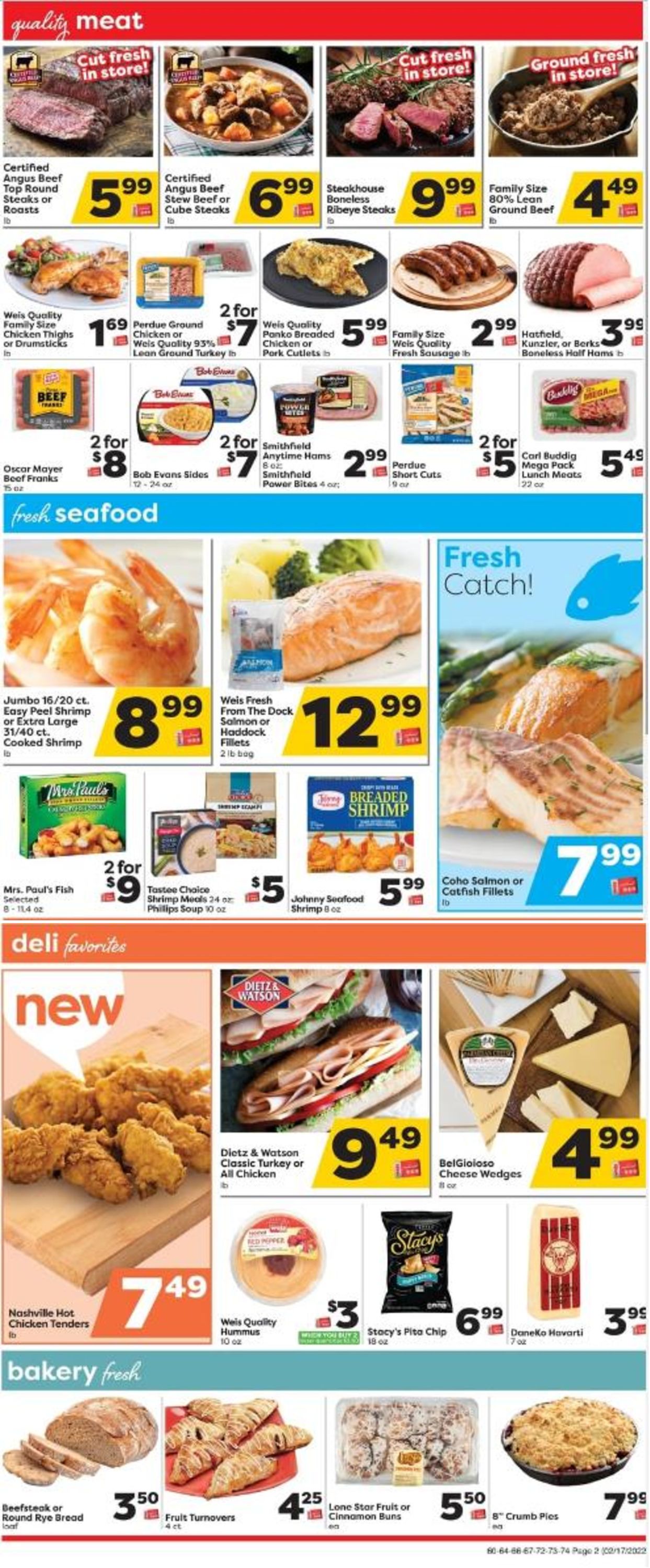 Weis Ad from 02/17/2022