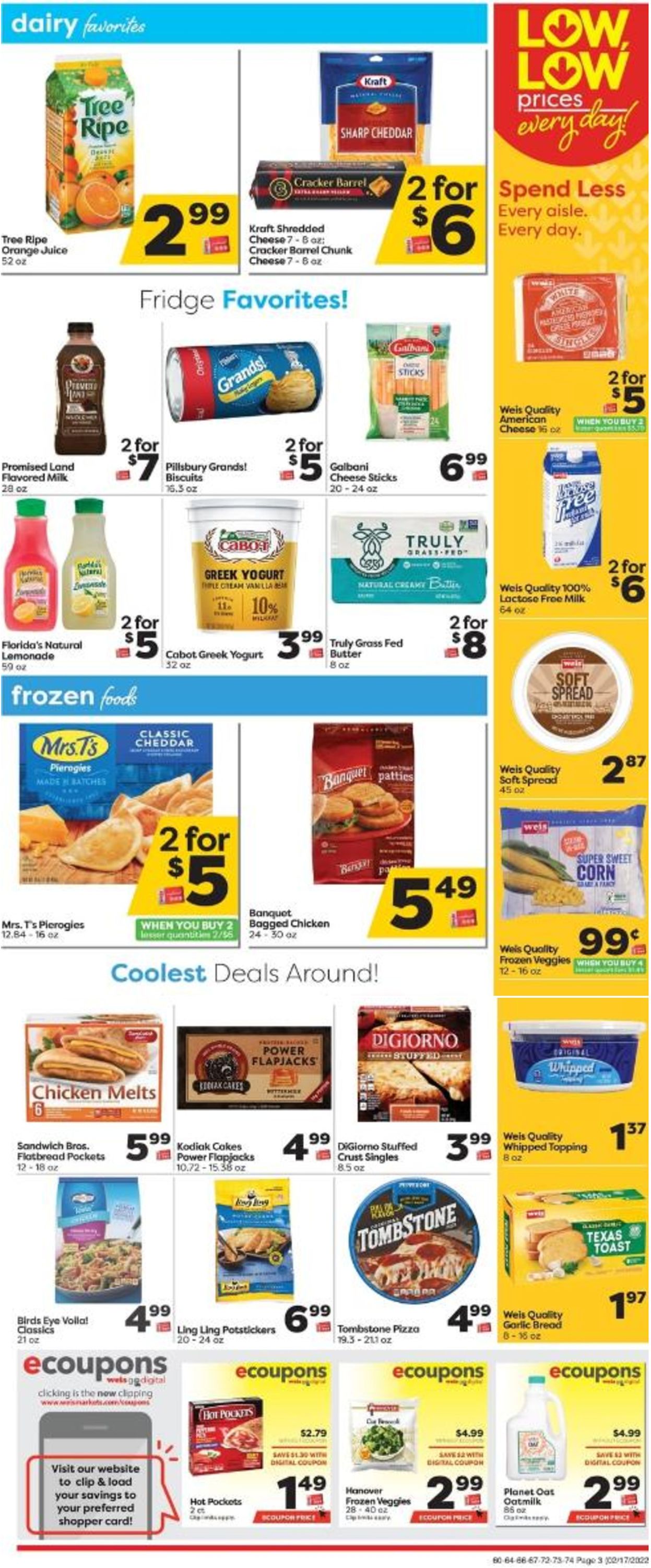 Weis Ad from 02/17/2022