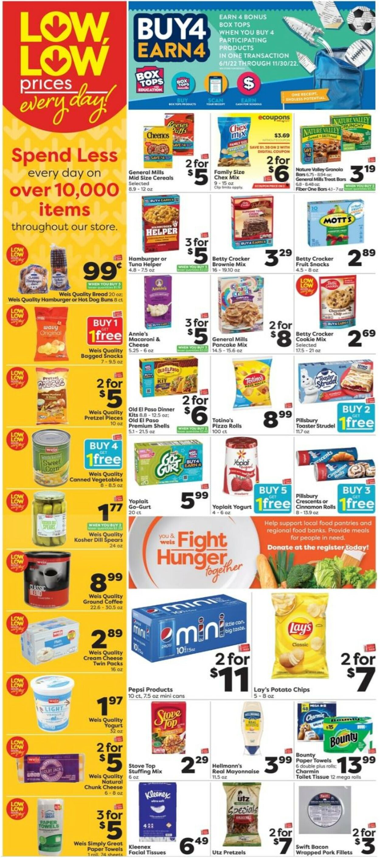 Weis Ad from 08/25/2022