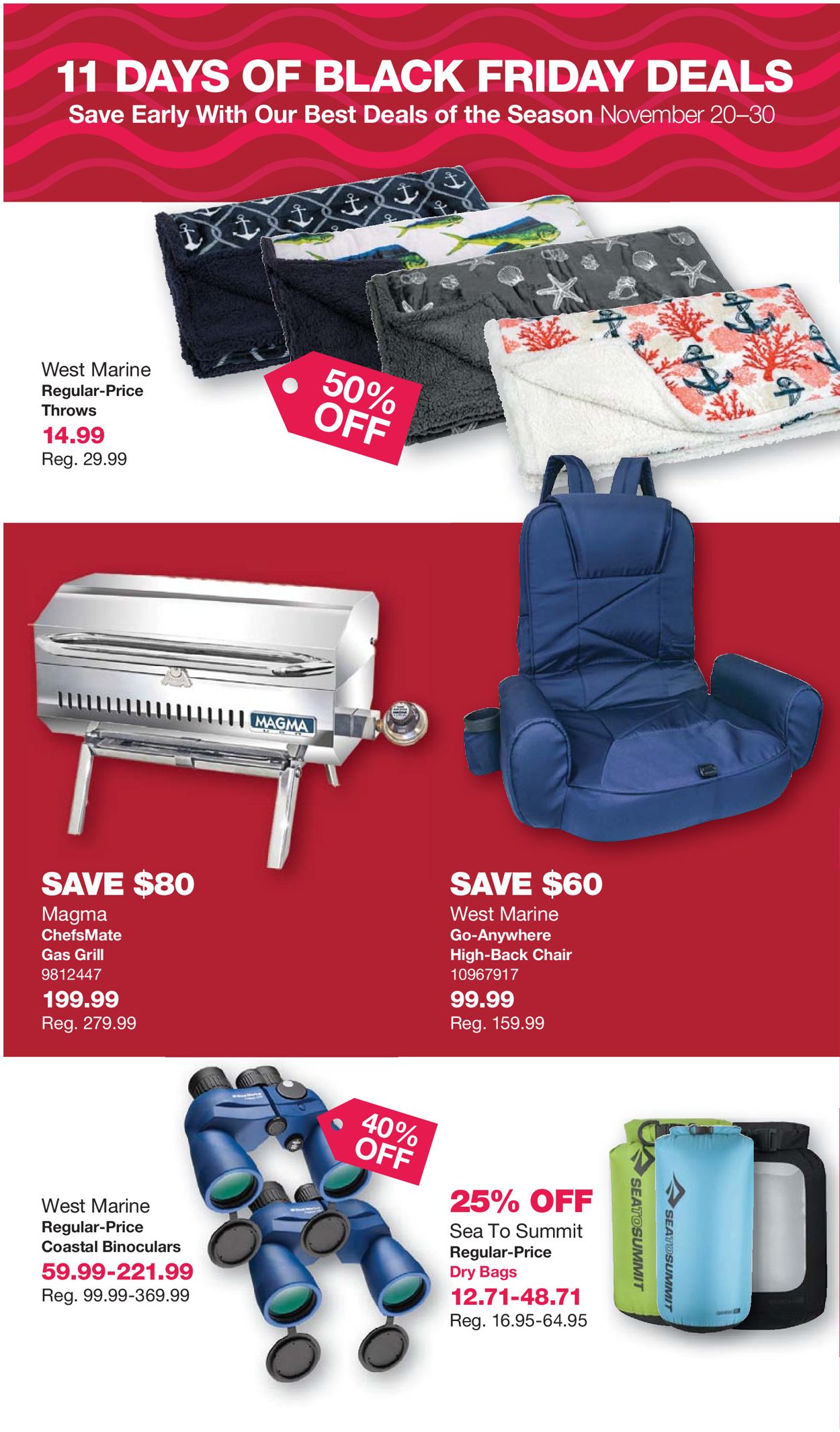 West Marine Ad from 11/20/2020