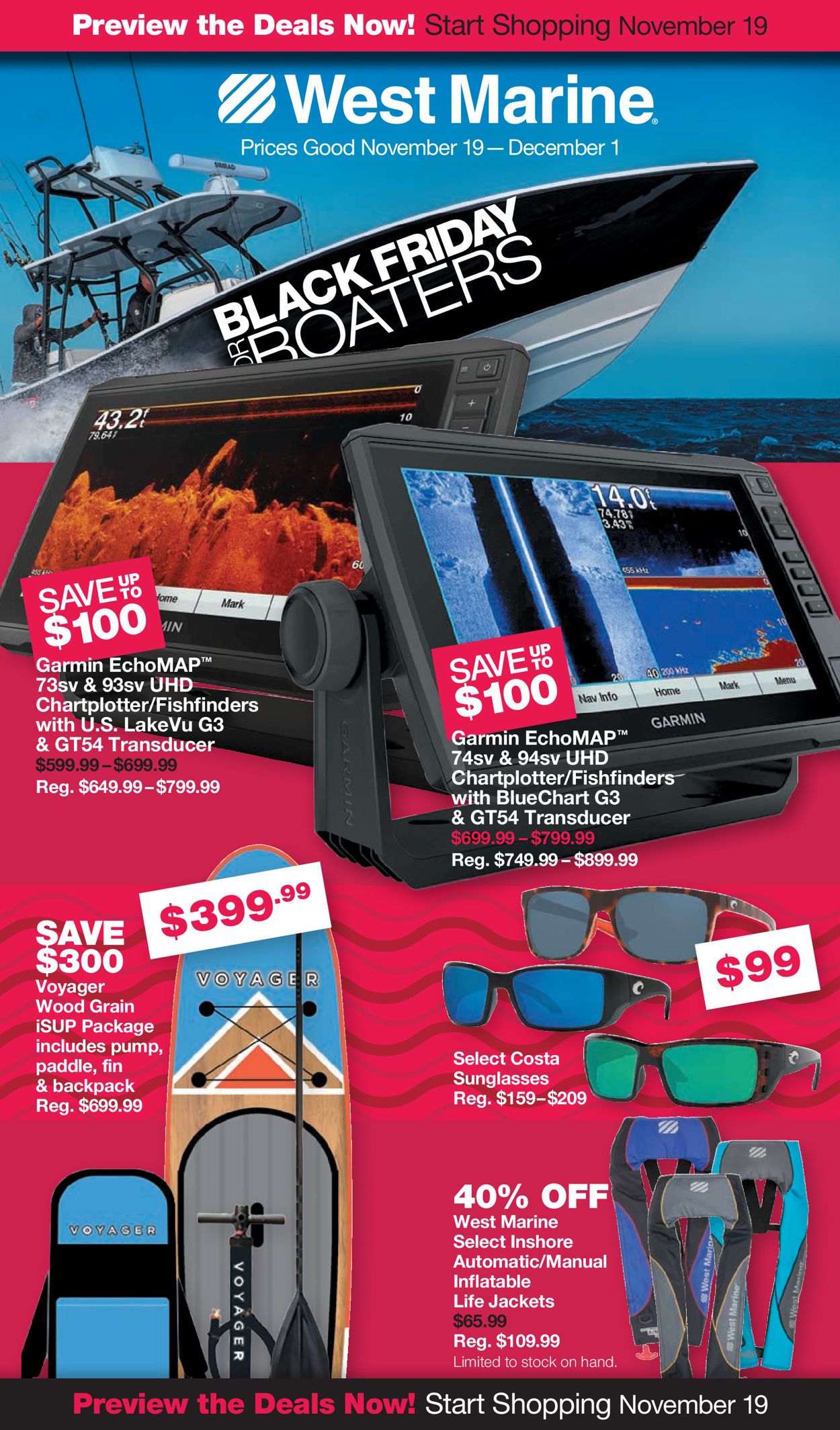 West Marine Ad from 11/19/2021