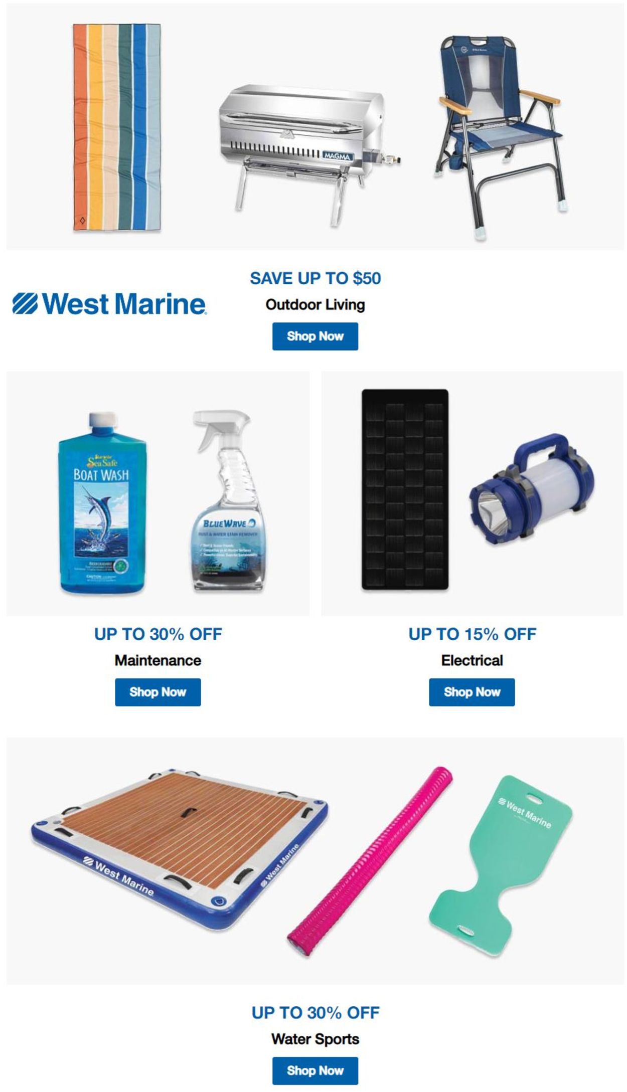 West Marine Ad from 08/29/2022