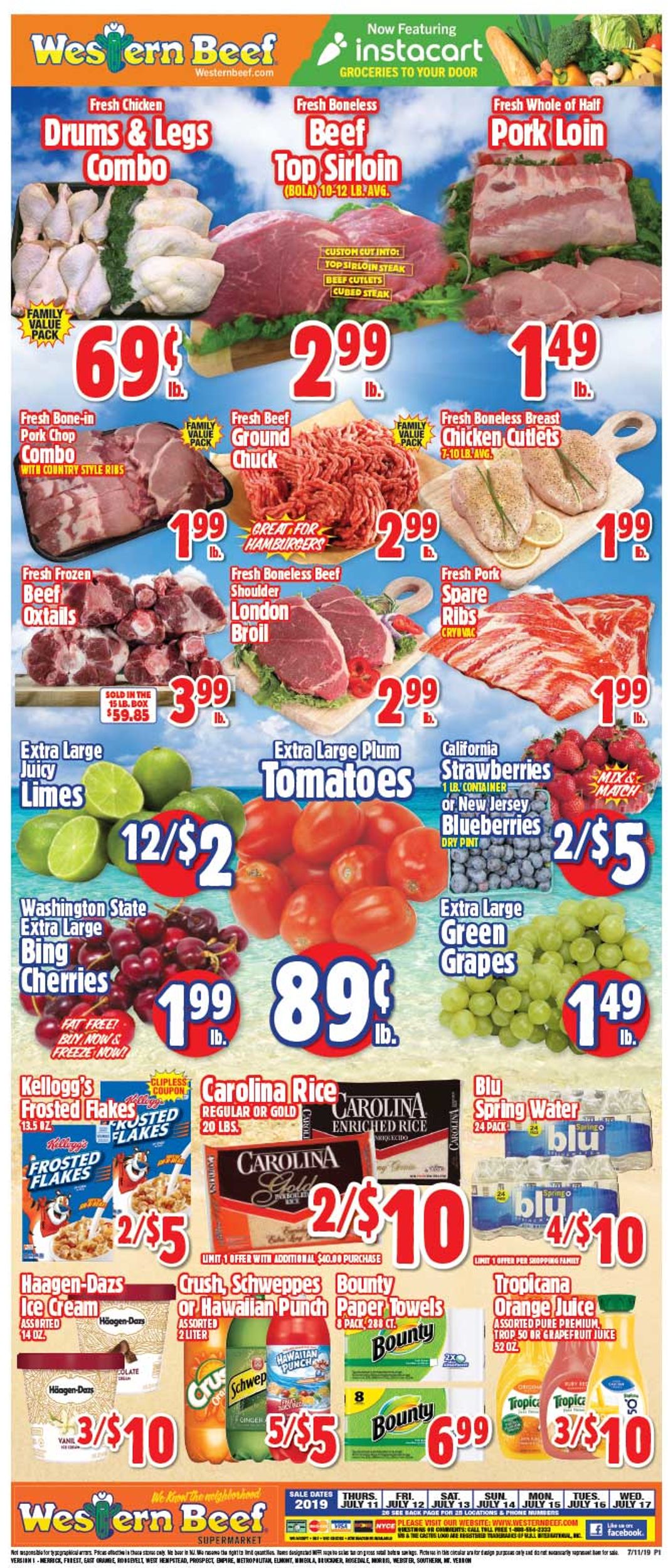 Western Beef Ad from 07/11/2019