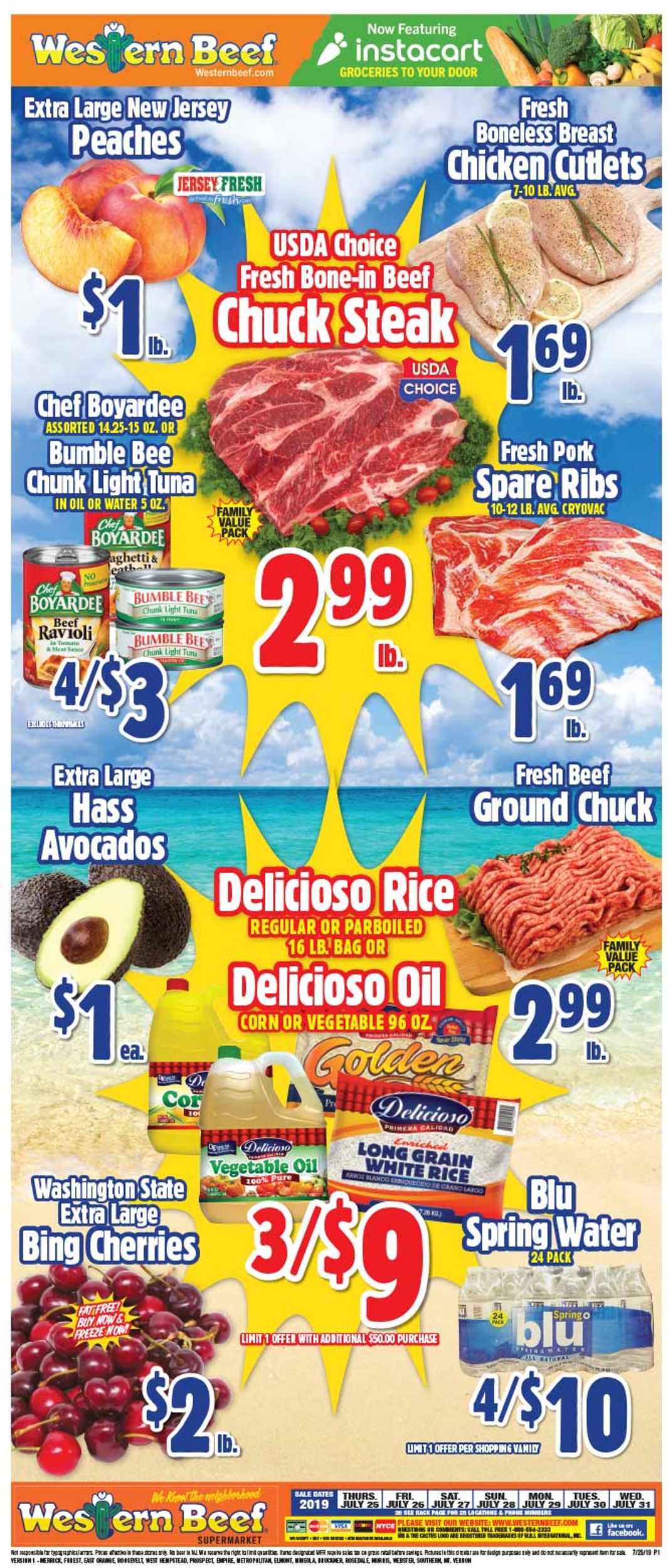 Western Beef Ad from 07/25/2019
