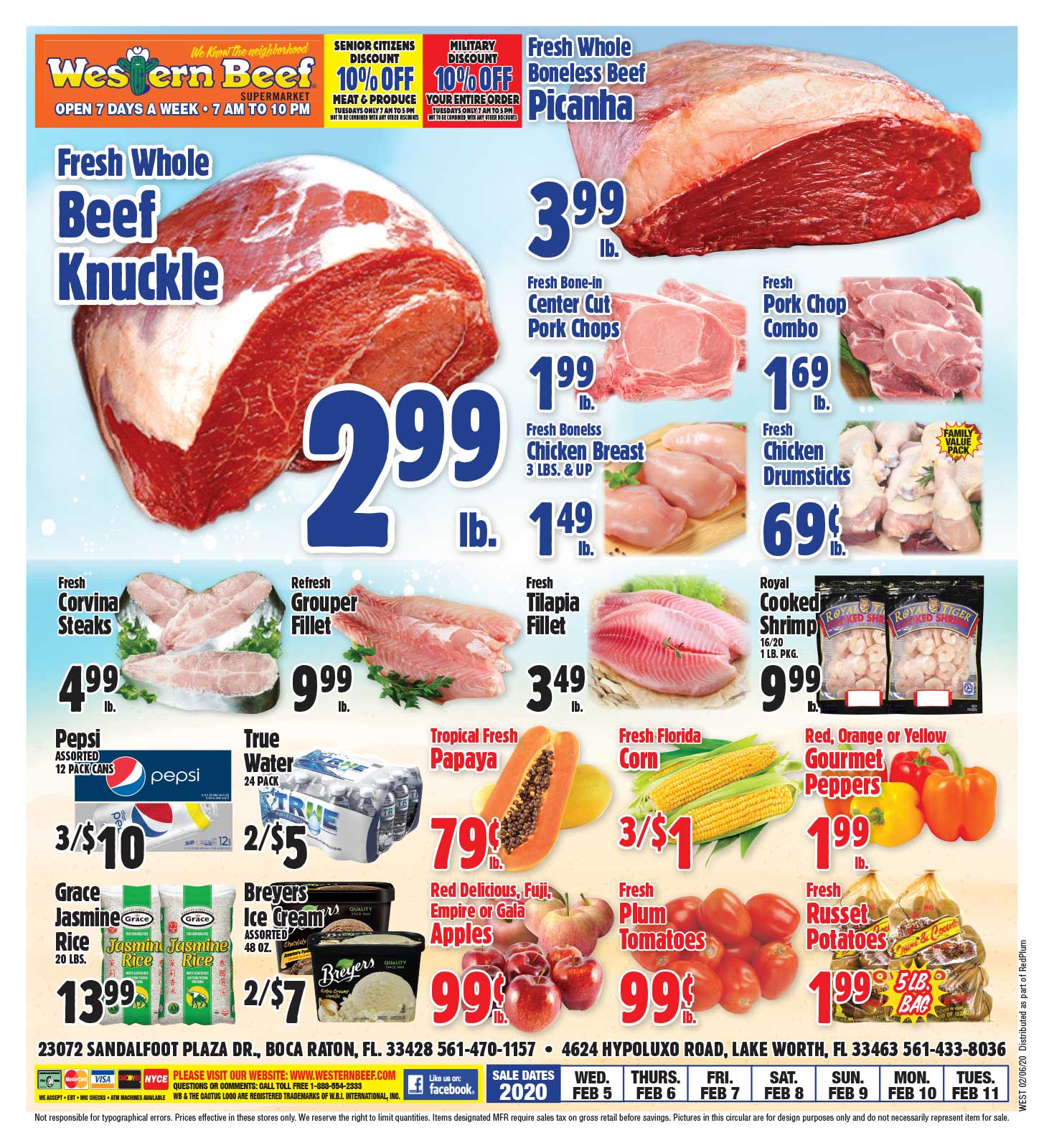 Western Beef Ad from 02/05/2020