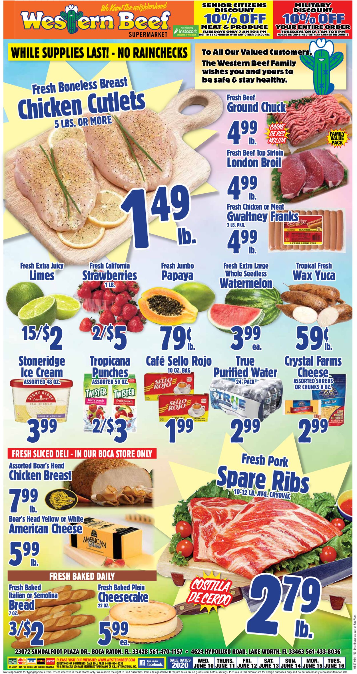 Western Beef Ad from 06/10/2020