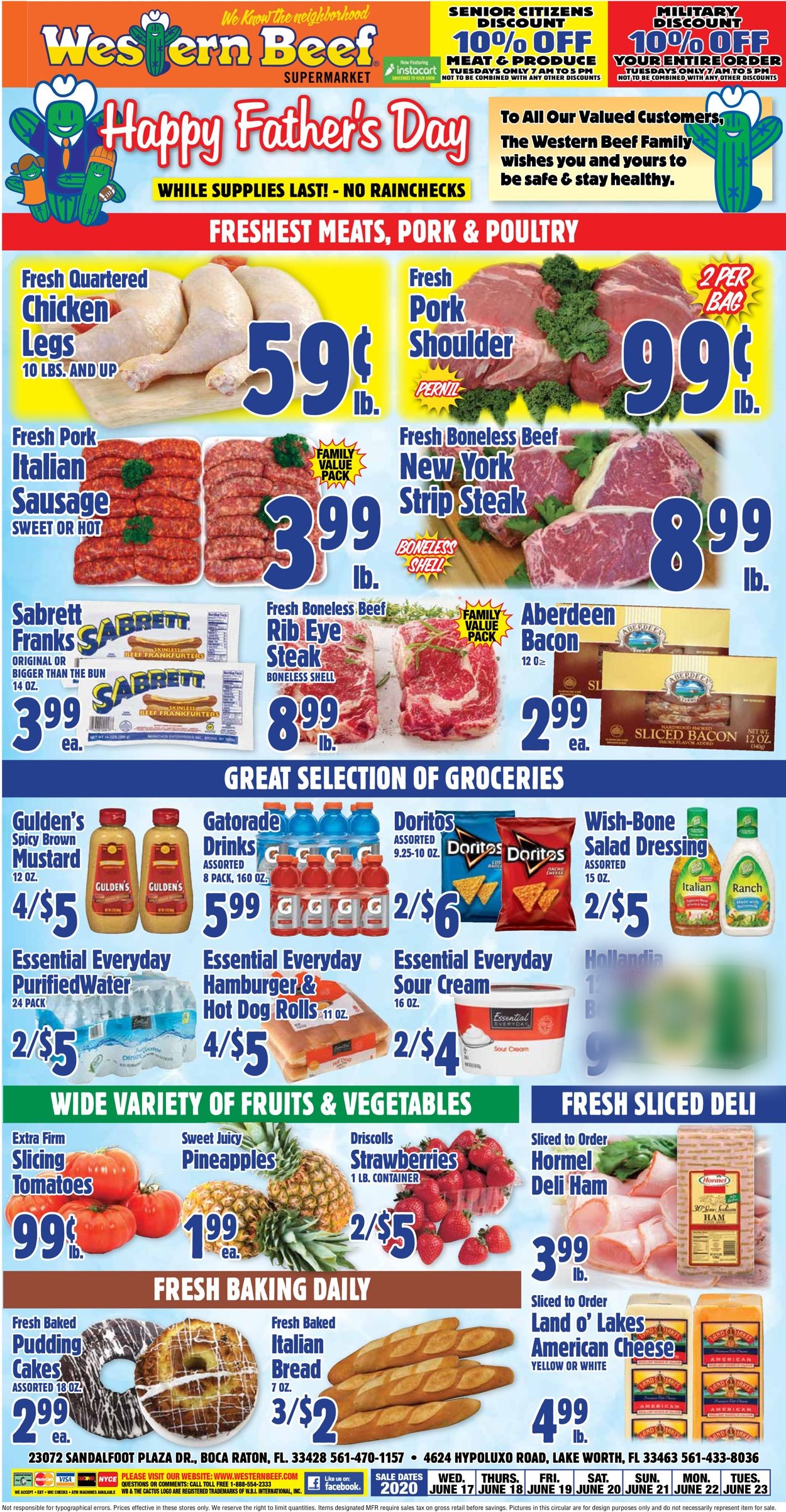 Western Beef Ad from 06/17/2020