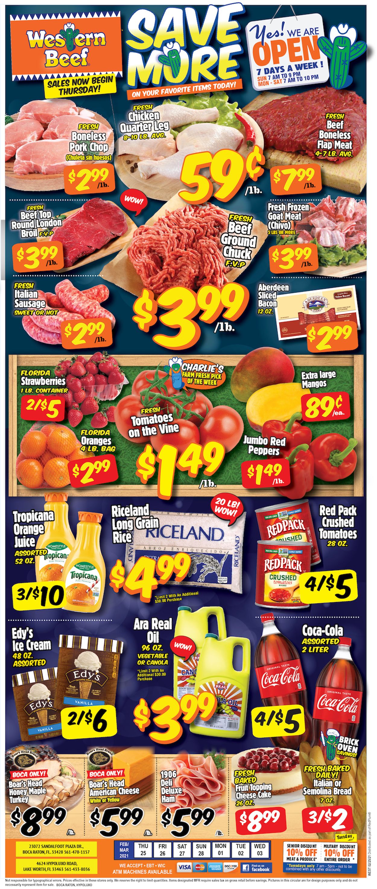 Western Beef Ad from 02/25/2021