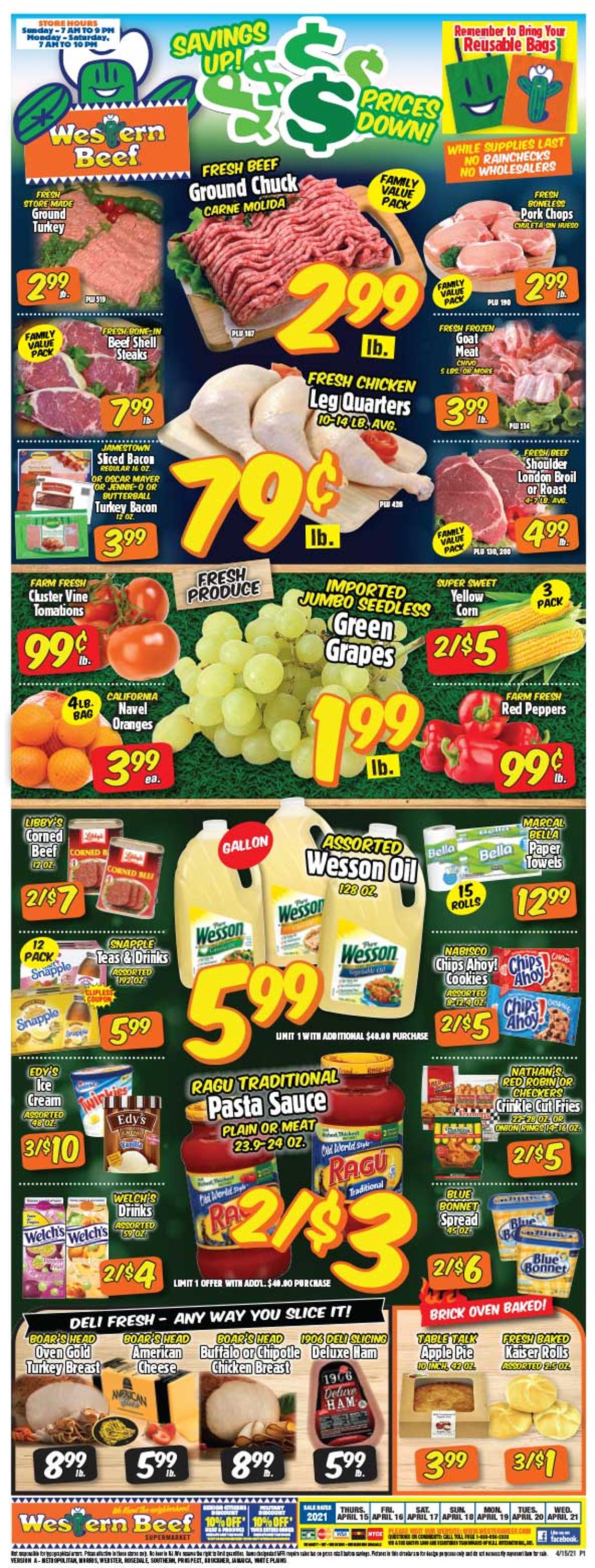 Western Beef Ad from 04/15/2021