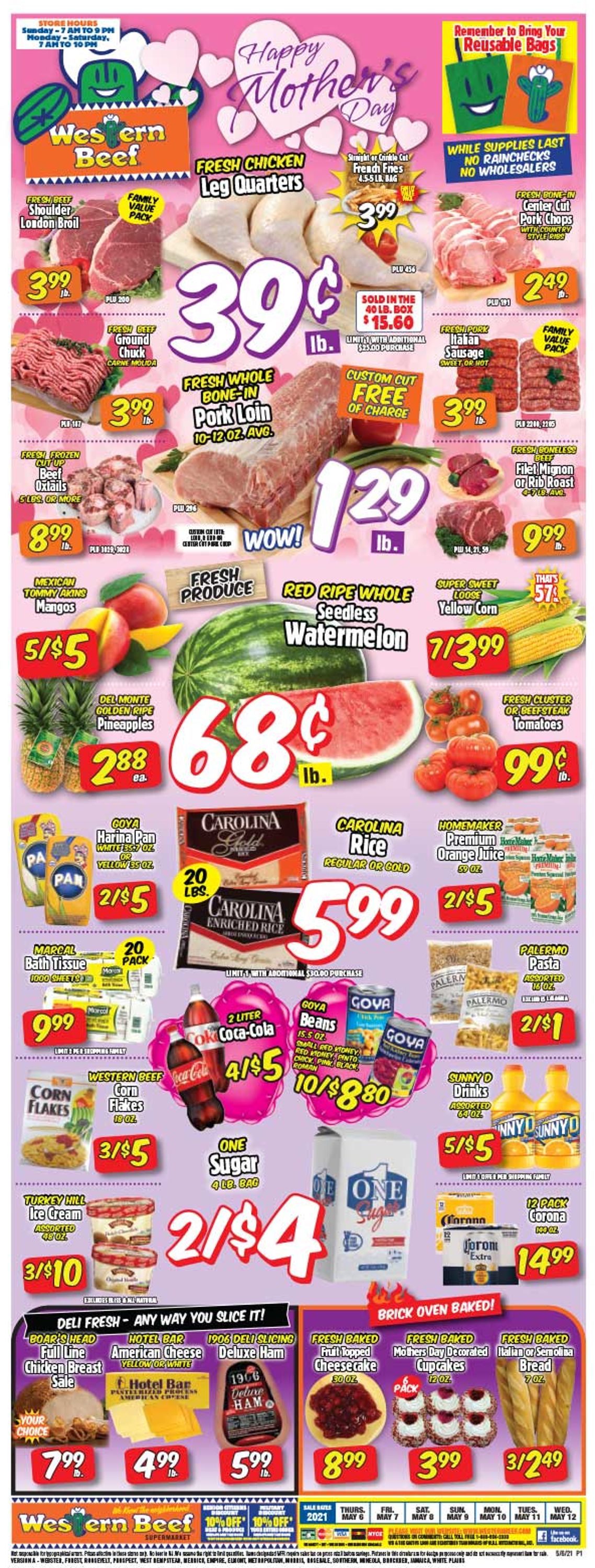Western Beef Ad from 05/06/2021