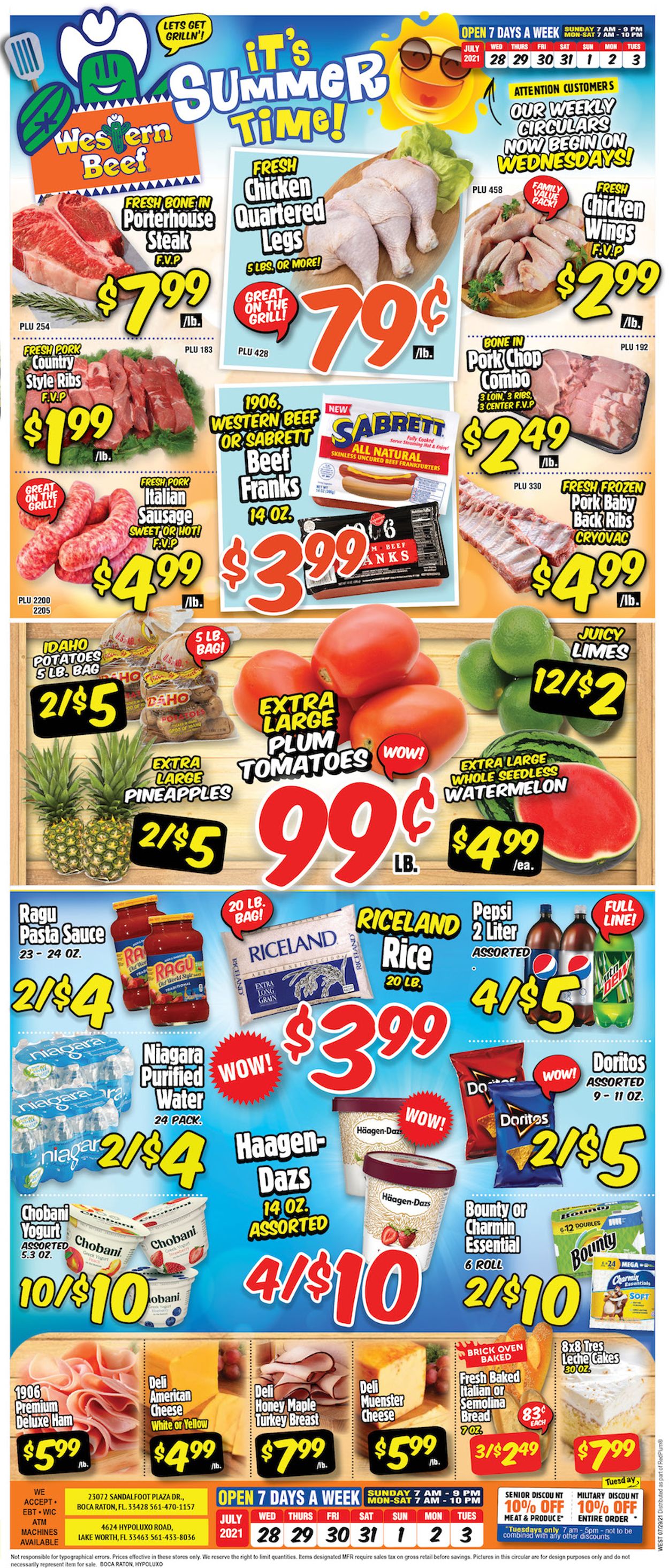 Western Beef Ad from 07/28/2021