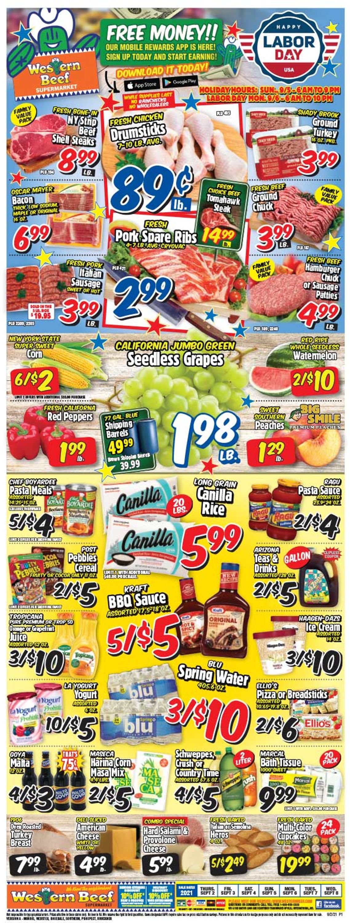 Western Beef Ad from 09/02/2021