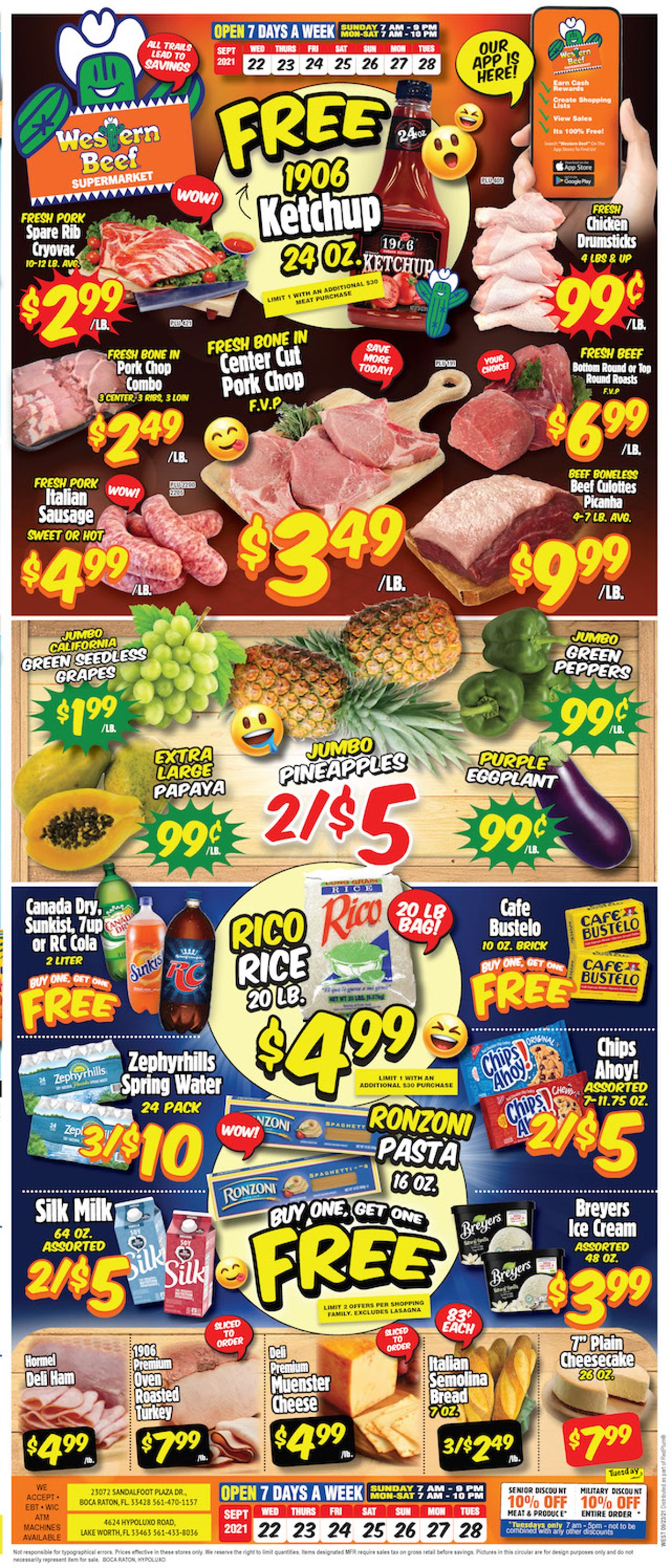 Western Beef Ad from 09/22/2021