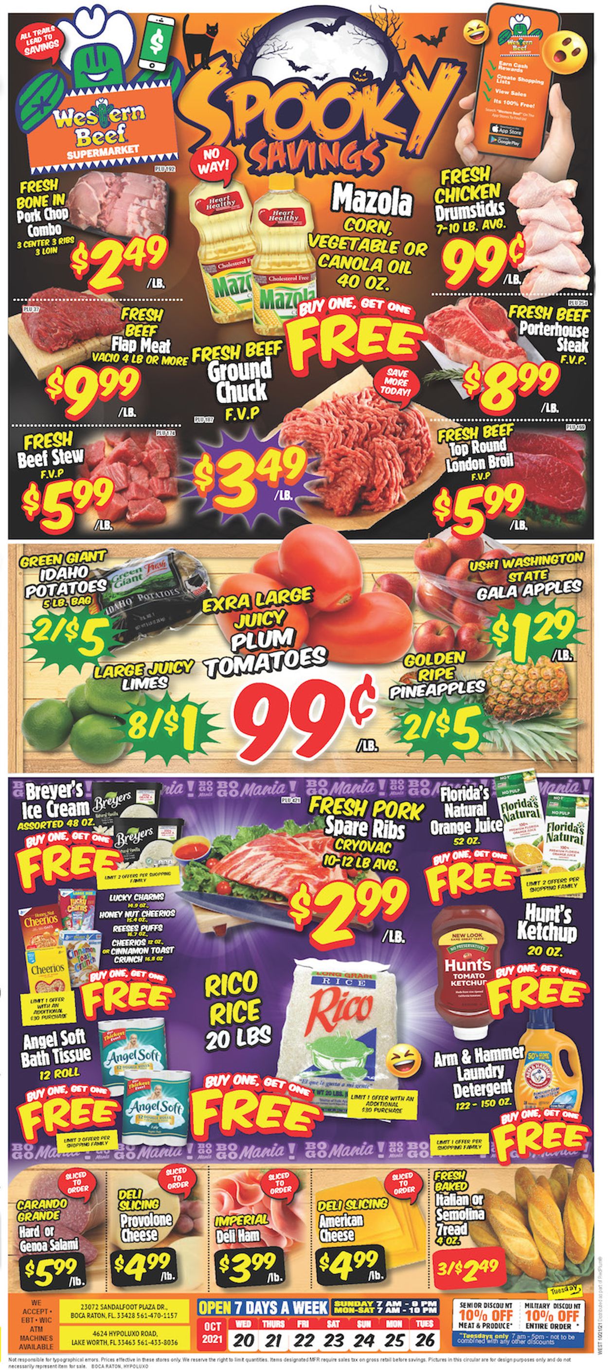 Western Beef Ad from 10/20/2021