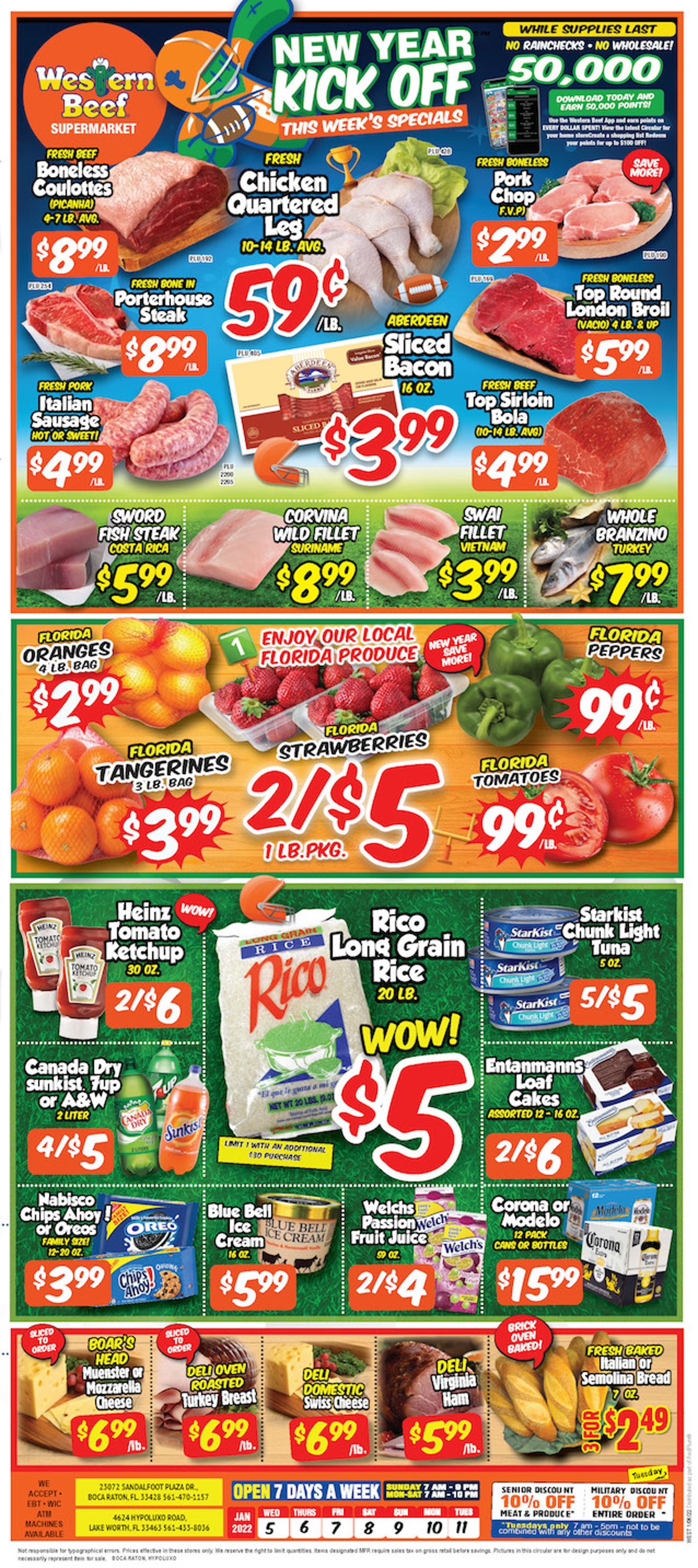 Western Beef Ad from 01/05/2022