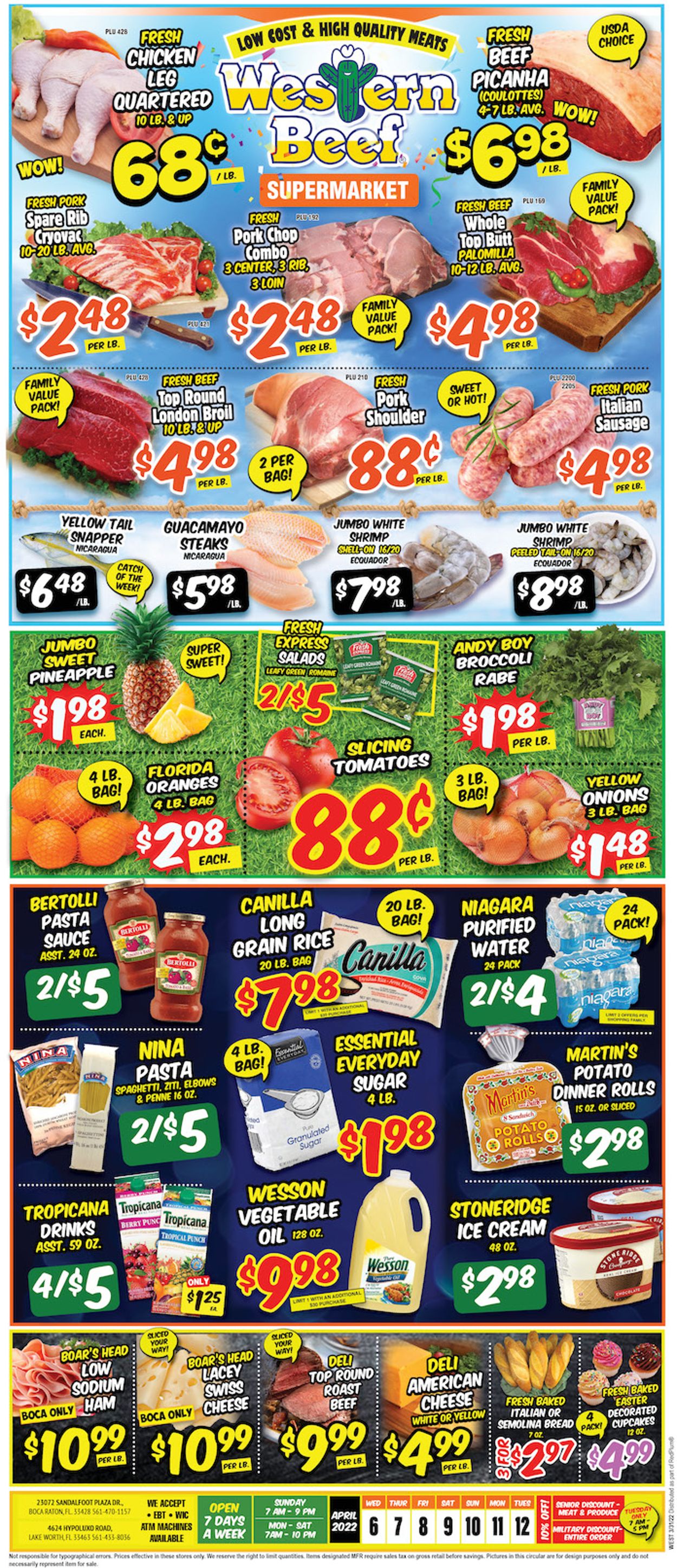 Western Beef Ad from 04/06/2022