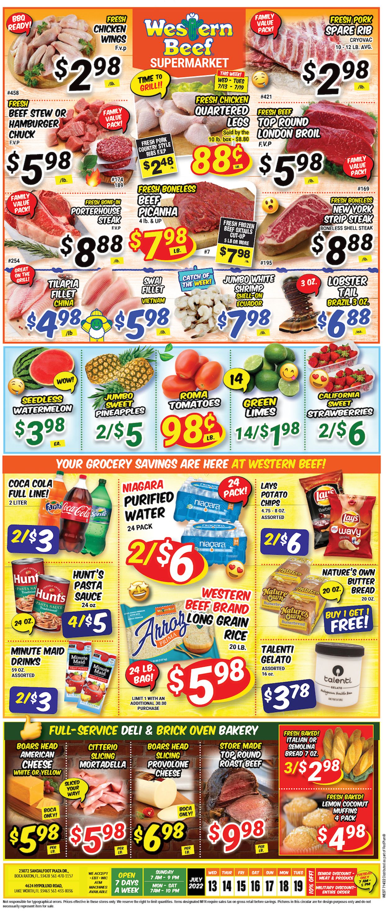 Western Beef Ad from 07/13/2022