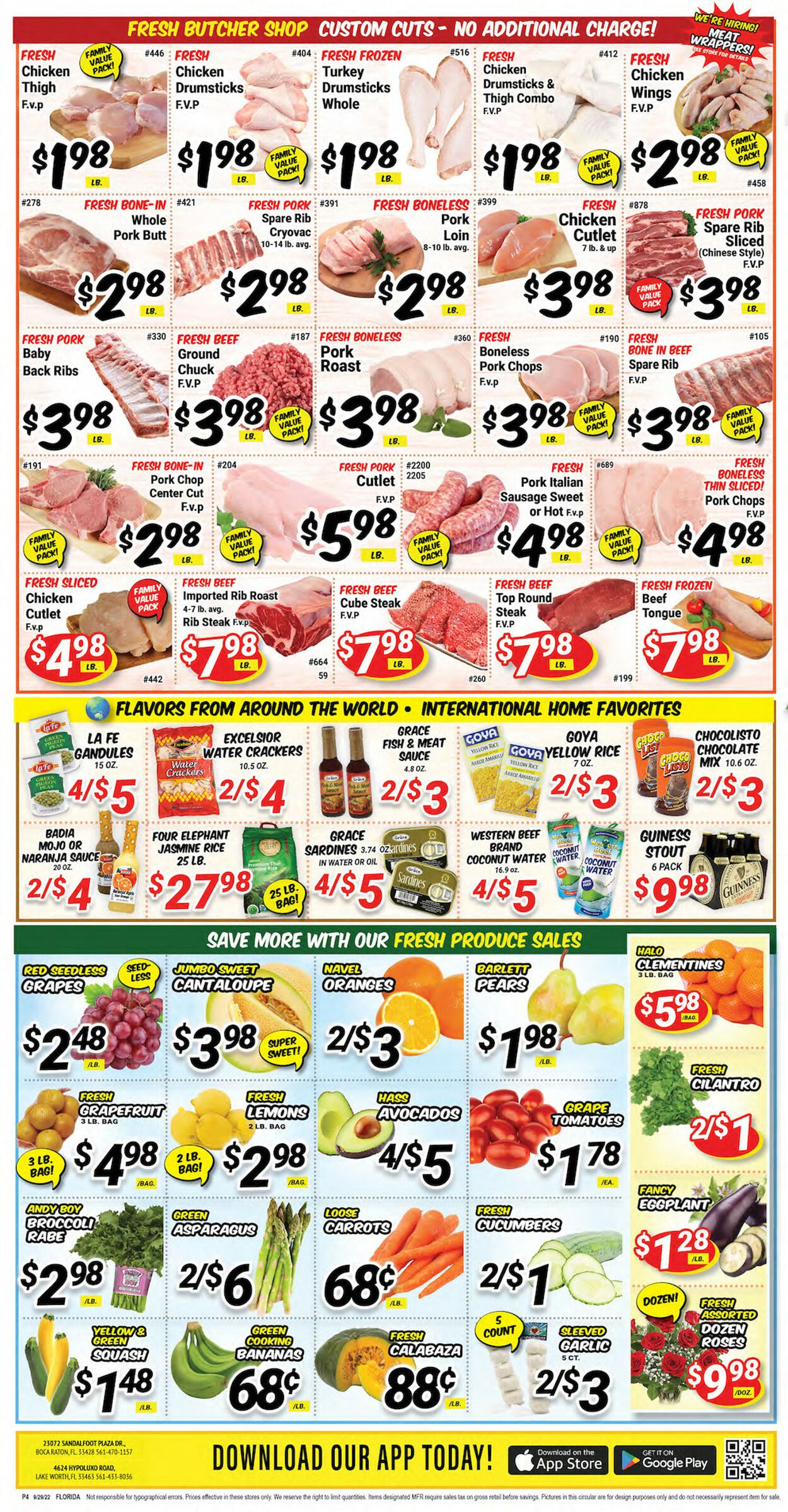 Western Beef Ad from 09/28/2022
