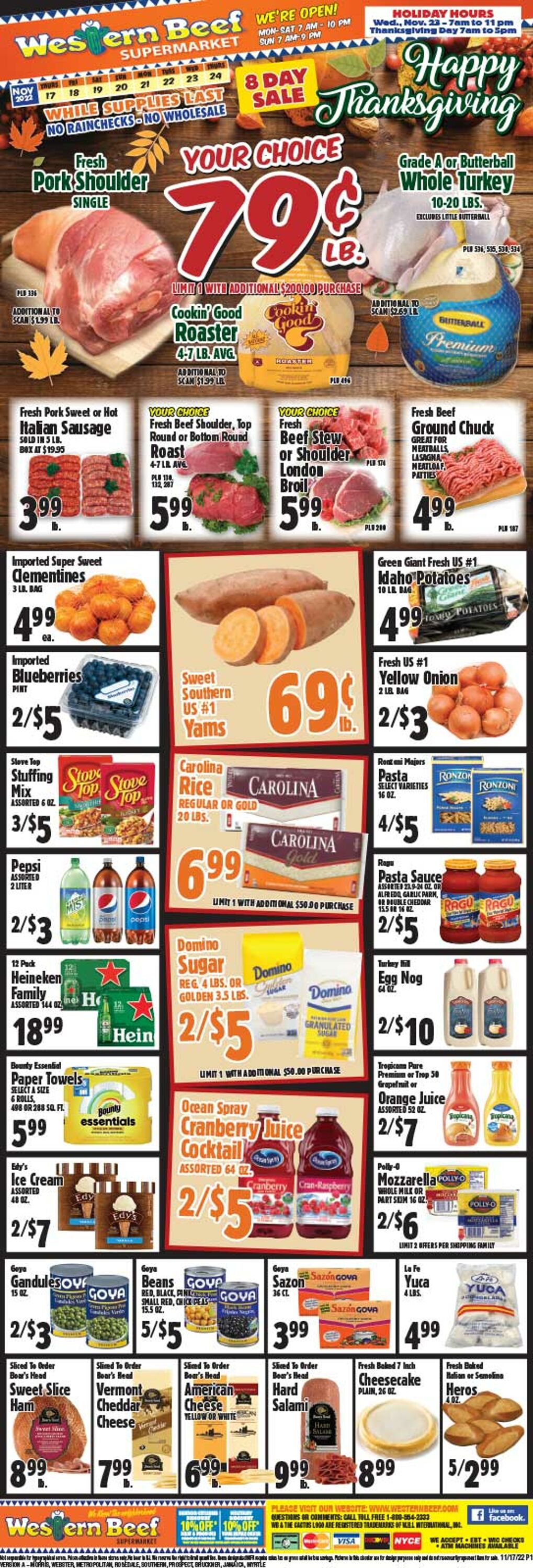 Western Beef Ad from 11/17/2022
