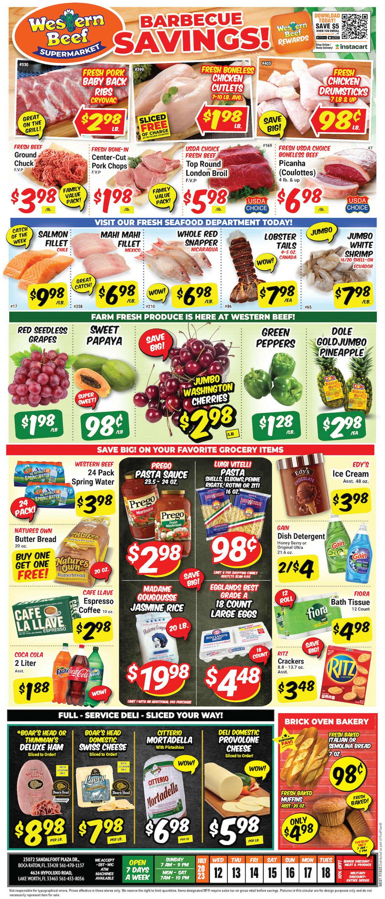 Western Beef Ad from 07/12/2023