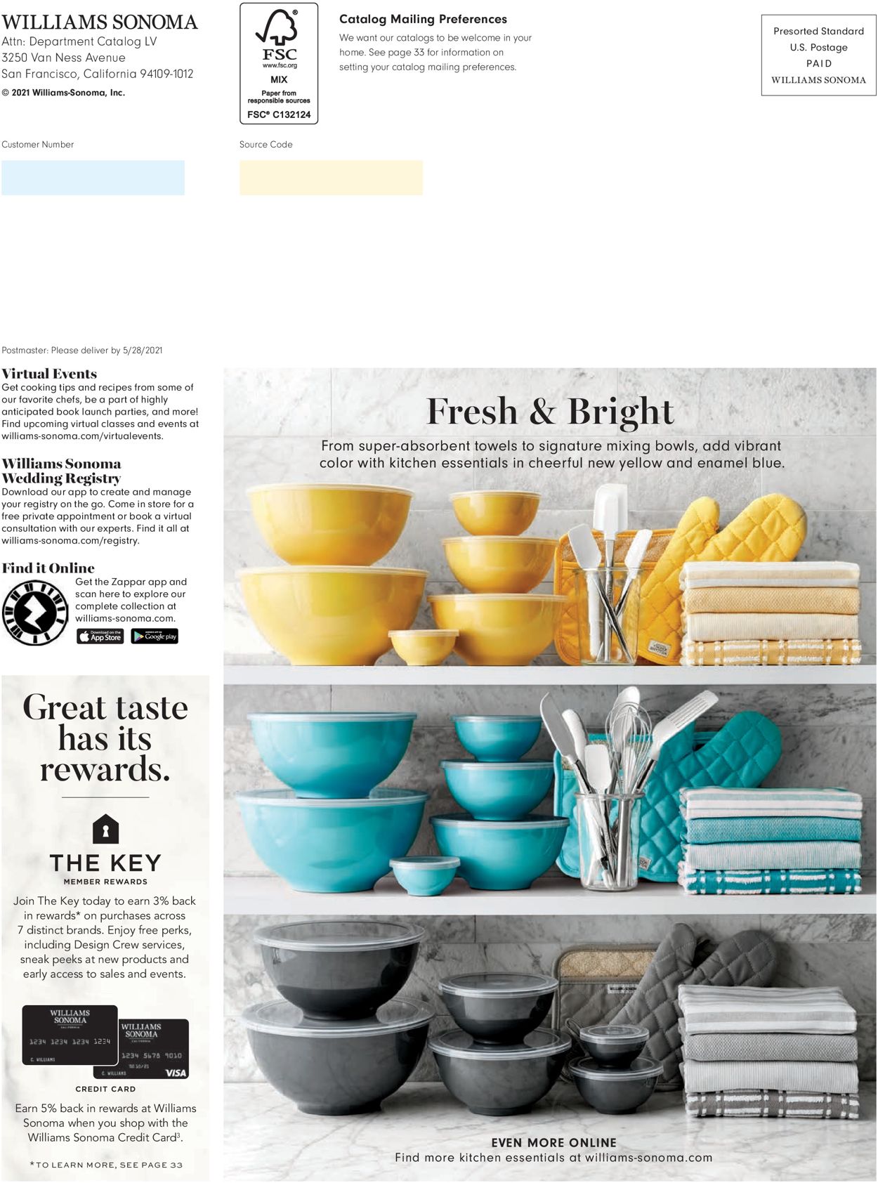 Williams-Sonoma Ad from 06/01/2021