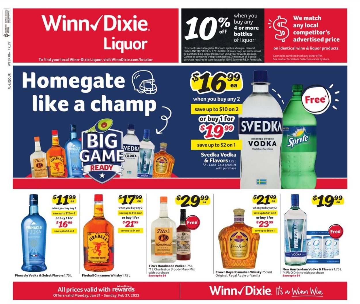 Winn Dixie Ad from 01/31/2022
